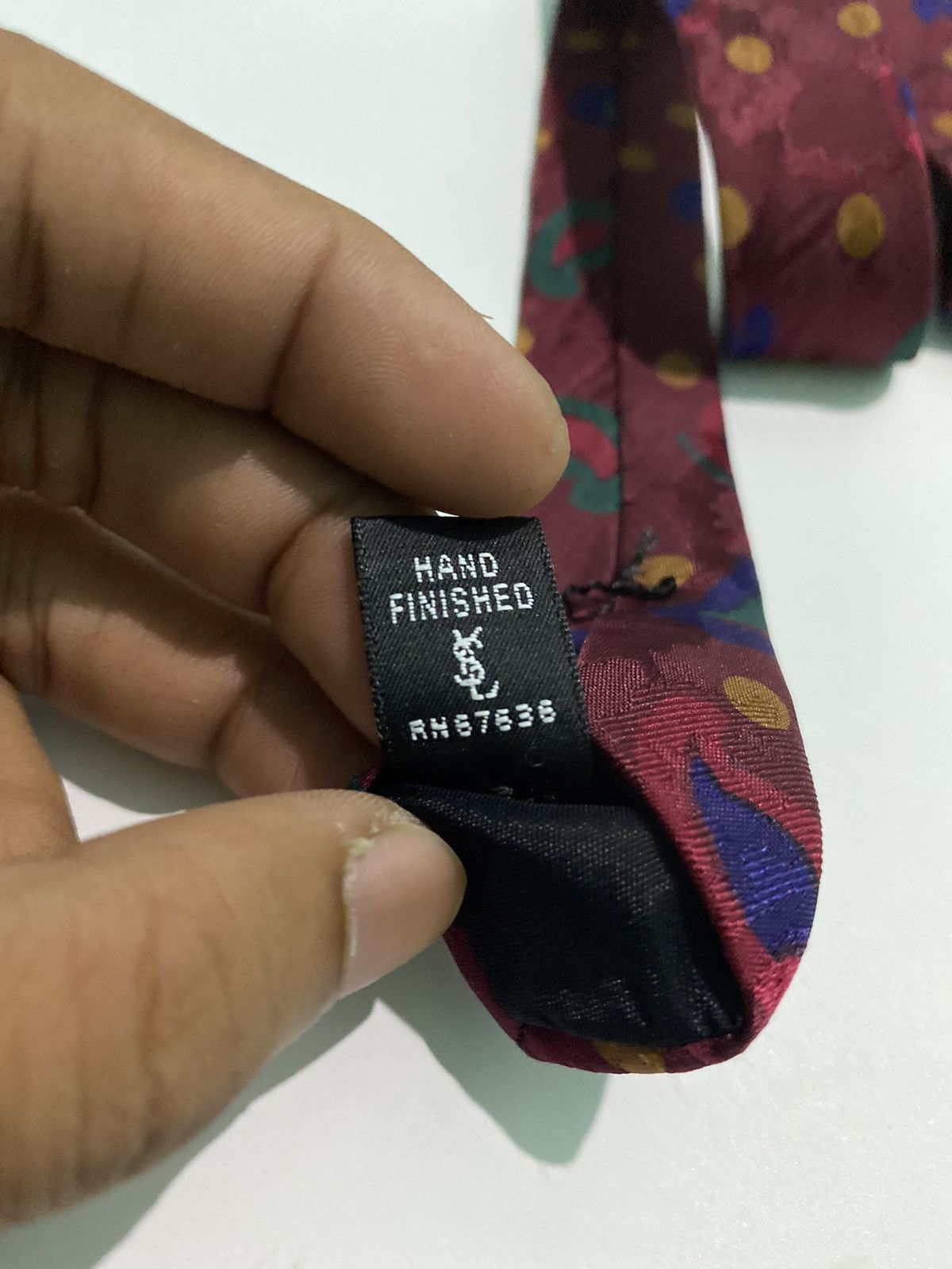 New Era × Yves Saint Laurent 👍 Vintage YSL / YVES SAINT LAURENT silk neck Ties Size ONE SIZE - 2 Thumbnail