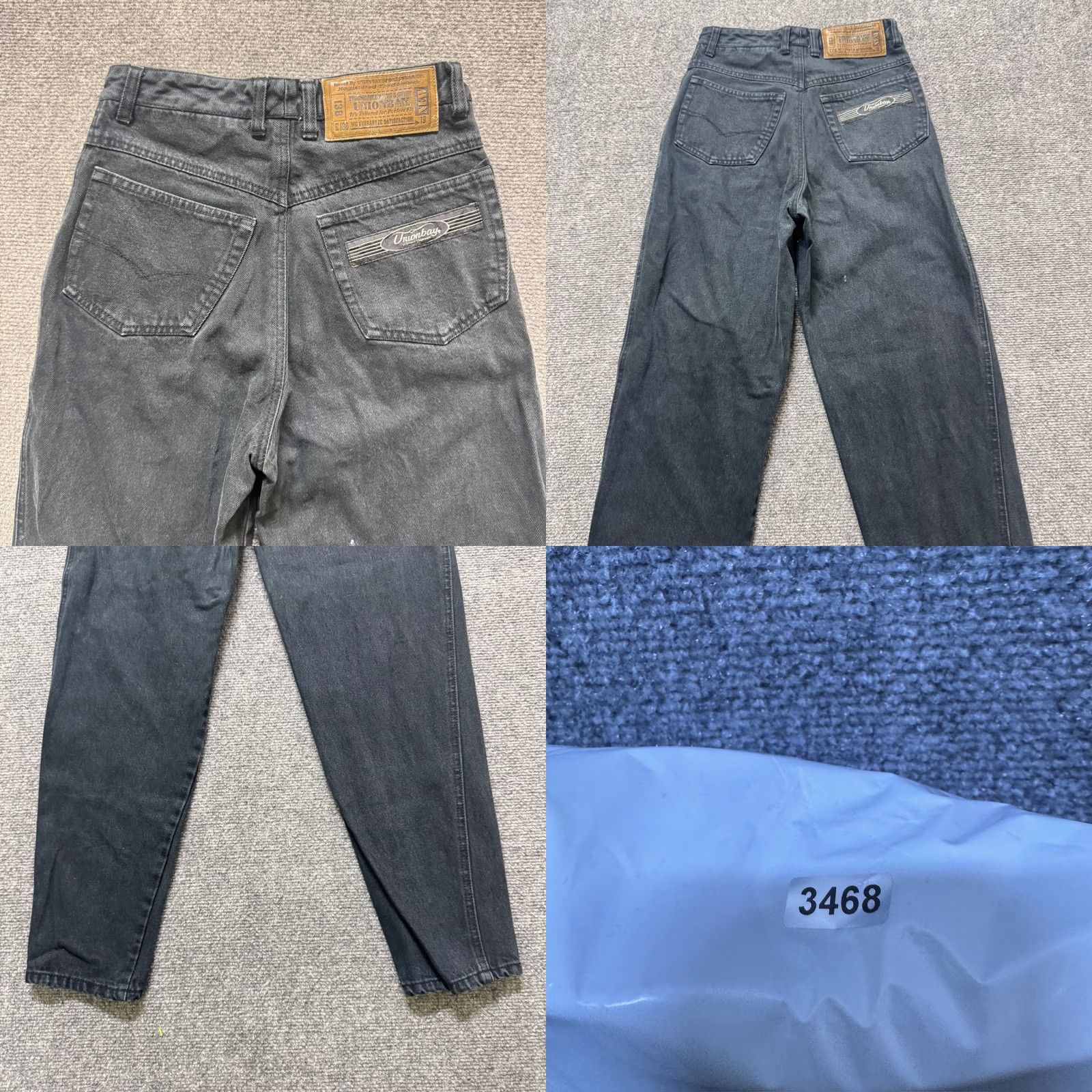Vintage VINTAGE Union Bay Jeans Women Pants 24x28 Black 100% Cotton Y2K Grunge Plus Womens Size 42" / US 20 - 9 Thumbnail