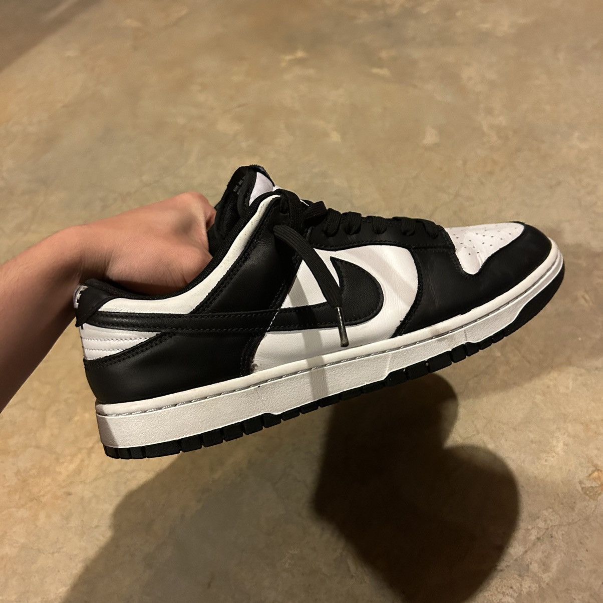 Japanese Brand × Nike Nike Dunk Low Retro White Black Panda 2022 US 12 Size US 12 / EU 45 - 5 Thumbnail