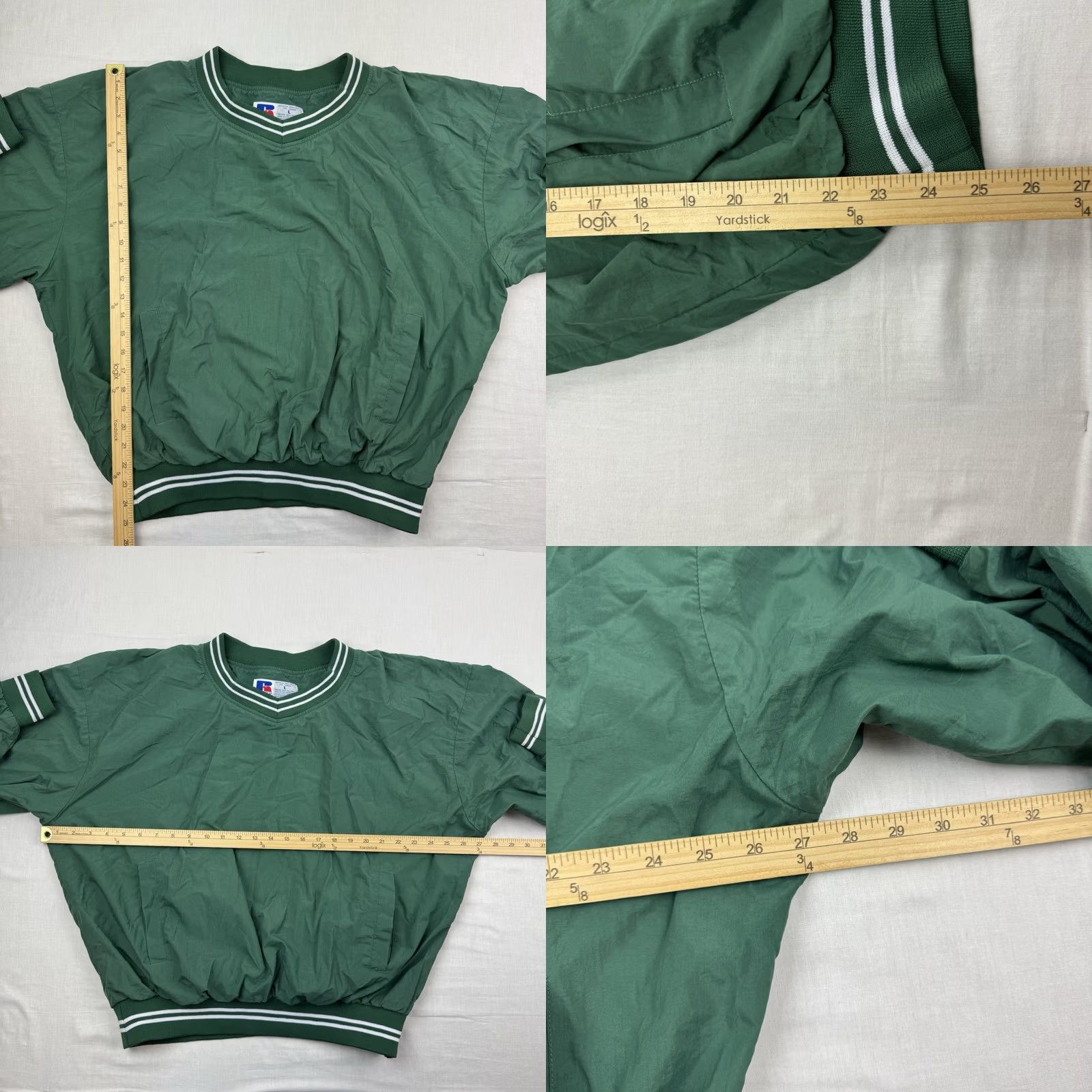 Reebok VINTAGE Reebok Jacket Windbreaker Adult L Green 90s Pockets Mens Size US L / EU 52-54 / 3 - 8 Thumbnail