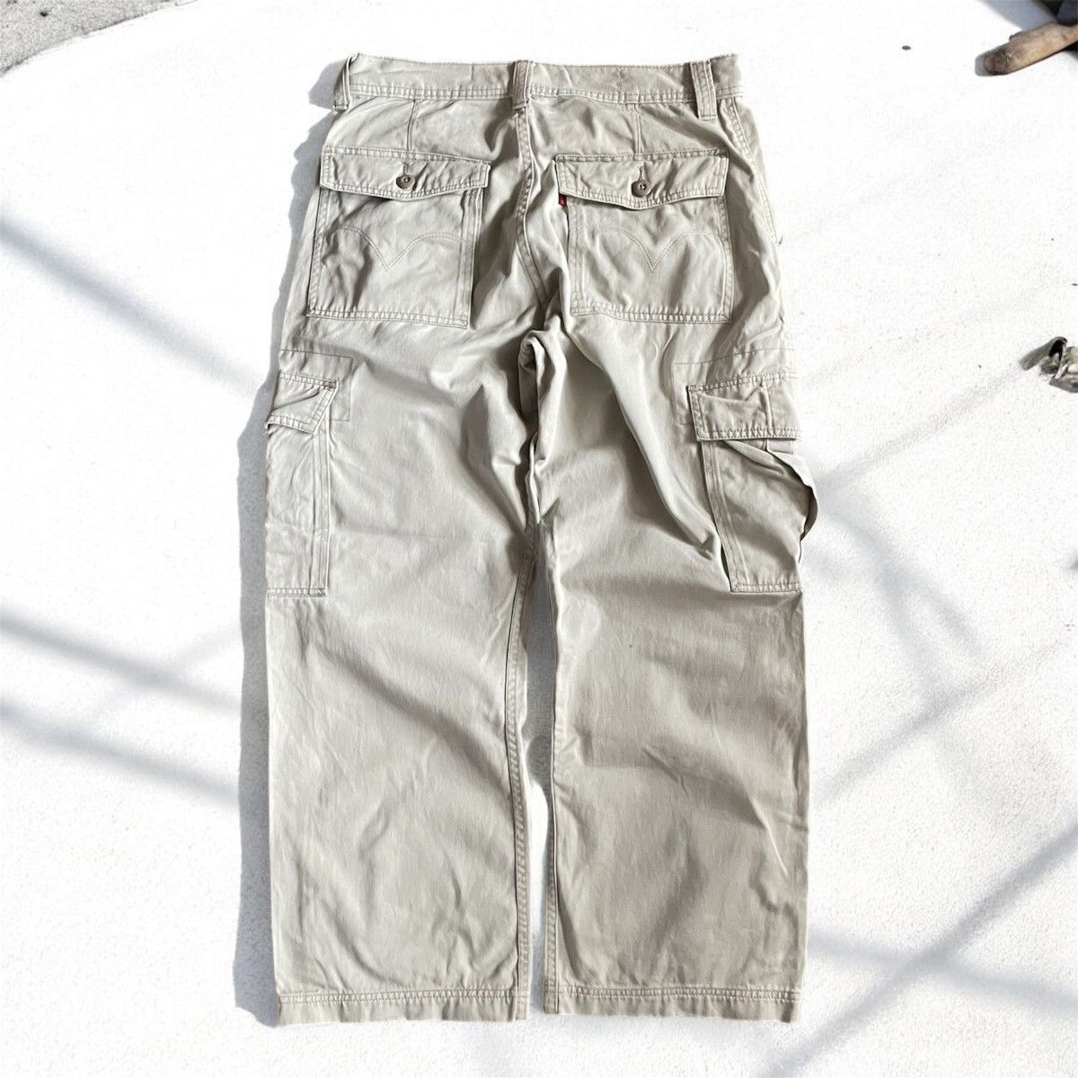 Levi's × Vintage Crazy Vintage Levi’s Cargo Pants Baggy Wide Leg Skater Size US 32 / EU 48 - 1 Thumbnail