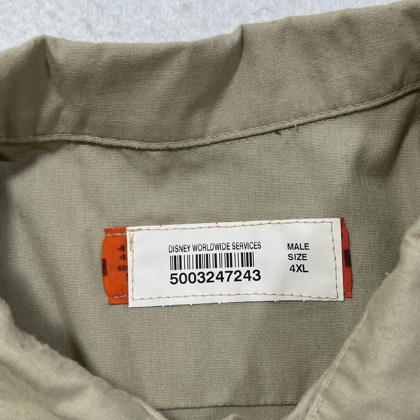 Disney Disney Worldwide 4XL Cast Member Brown Button Shirt Size US XXL / EU 58 / 5 - 3 Thumbnail