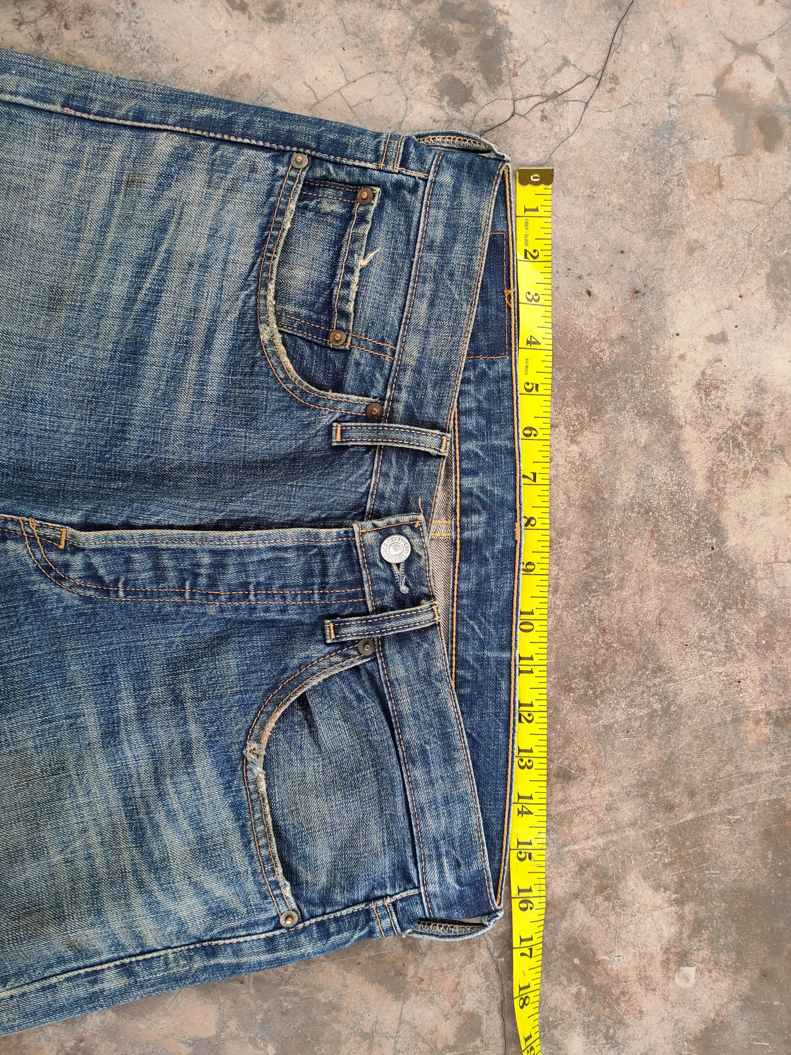 Levi's Vintage Clothing Vintage Levi's 501 RUSTY ripped denim jeans pants Size US 32 / EU 48 - 9 Thumbnail