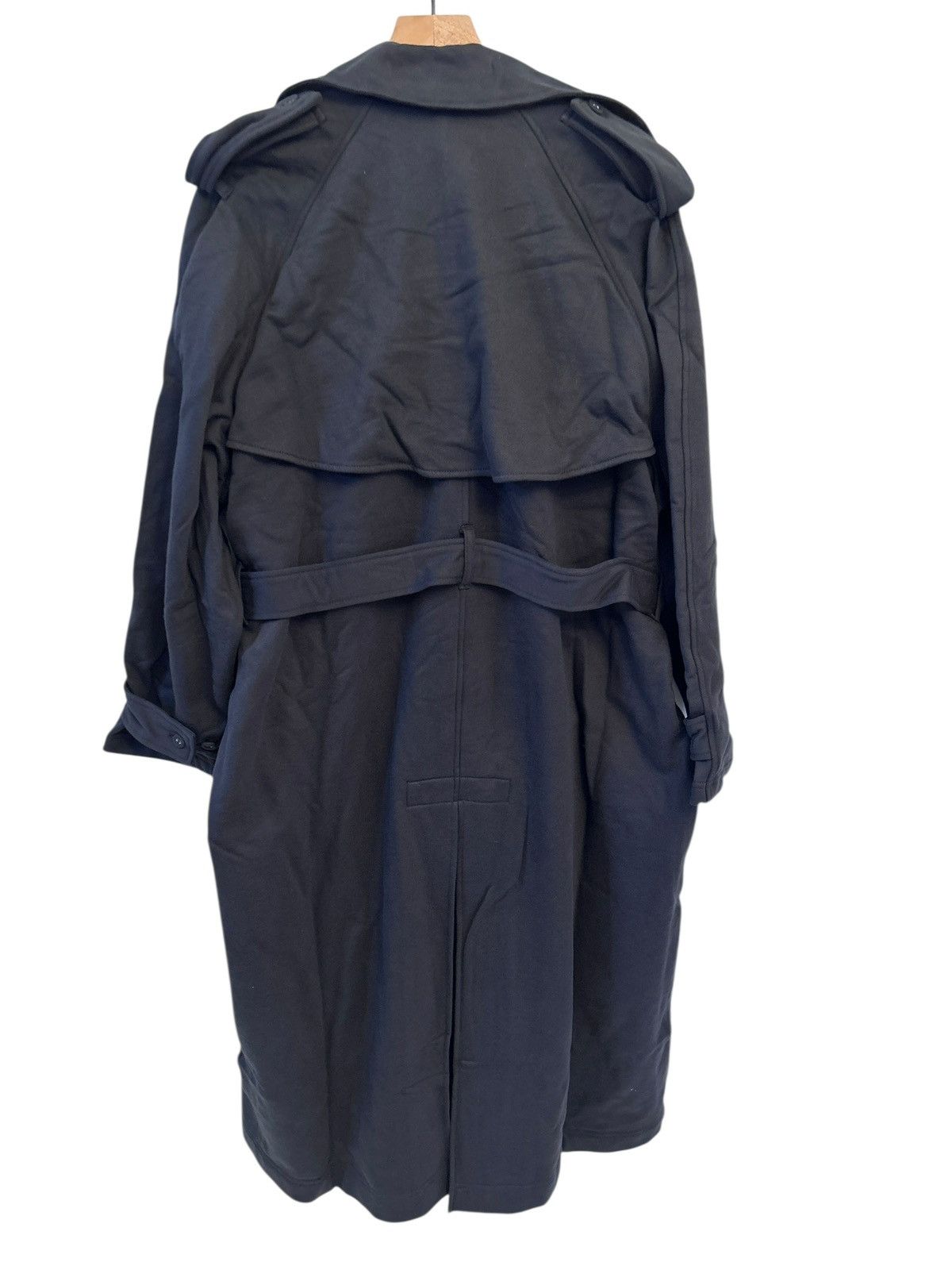 SKIMS SKIMS NWT Boyfriend Fleece Oversized Trench Coat - Onyx XS Size XS / US 0-2 / IT 36-38 - 3 Thumbnail