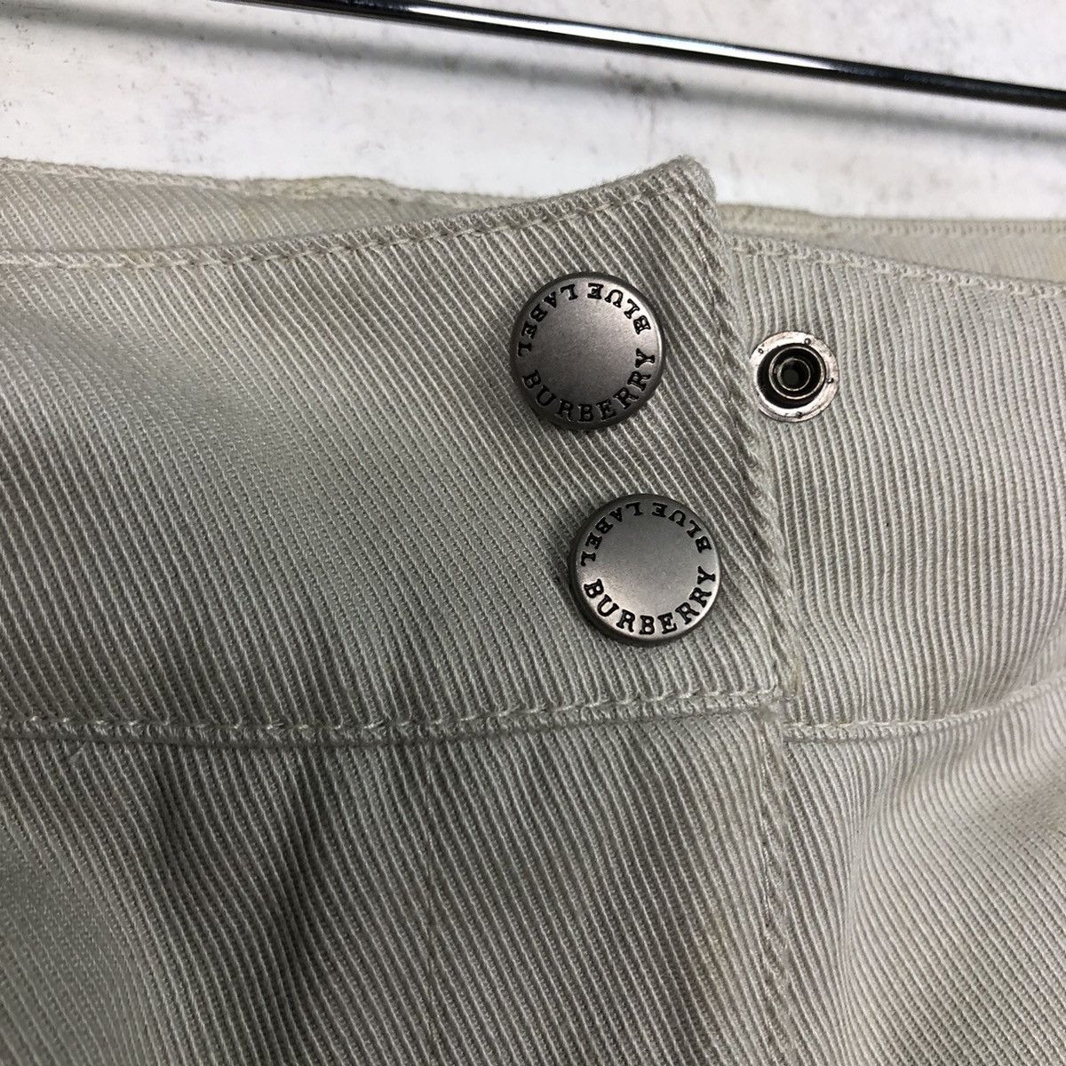 Burberry 📌Vintage Skirt Duck Canvas Burberry London Blue Label Size 36" / US 14 / IT 50 - 16 Thumbnail