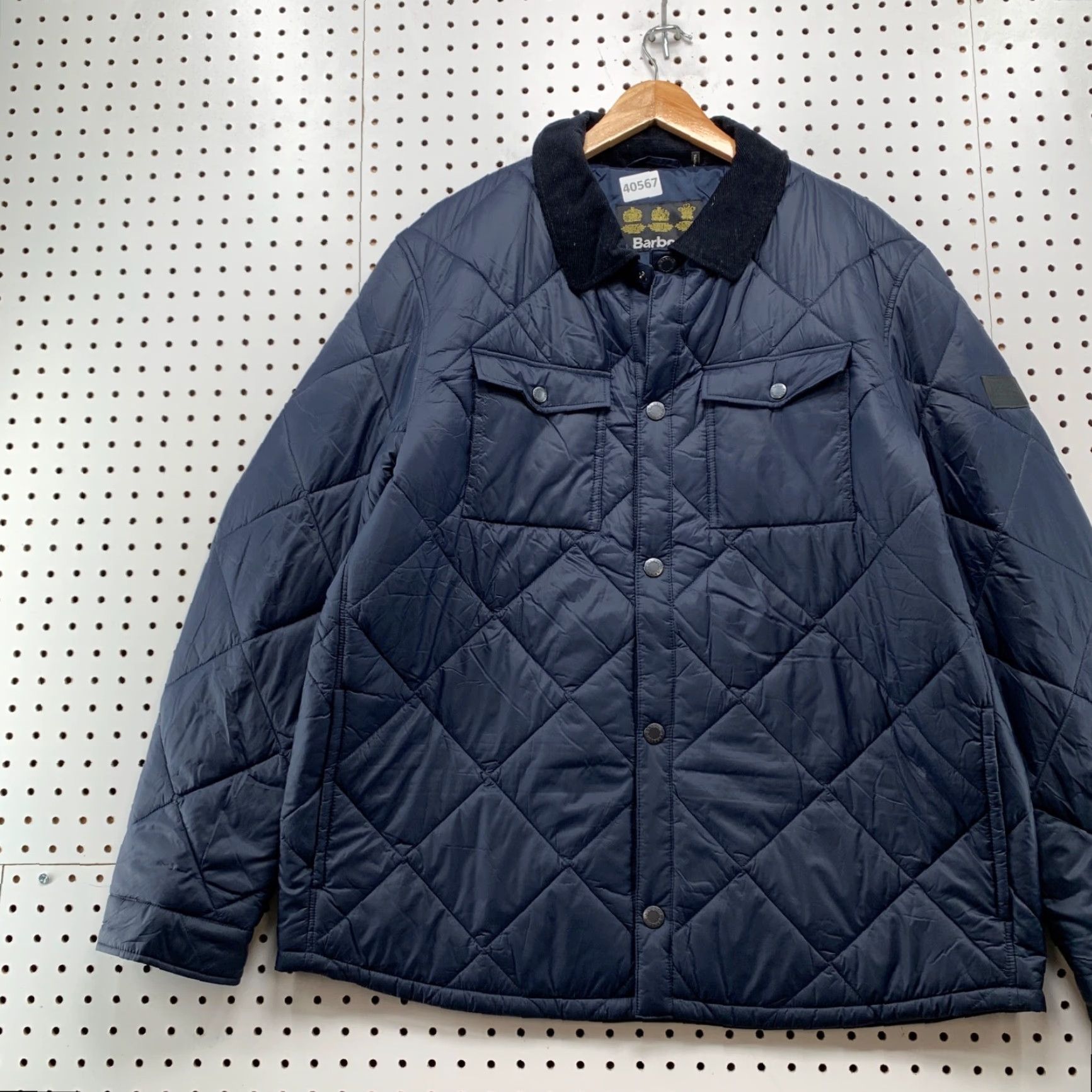 Barbour Barbour Shirt Quilted Jacket Mens 2XL Blue Lightweight Casual 26x30.5 Size US XXL / EU 58 / 5 - 5 Thumbnail