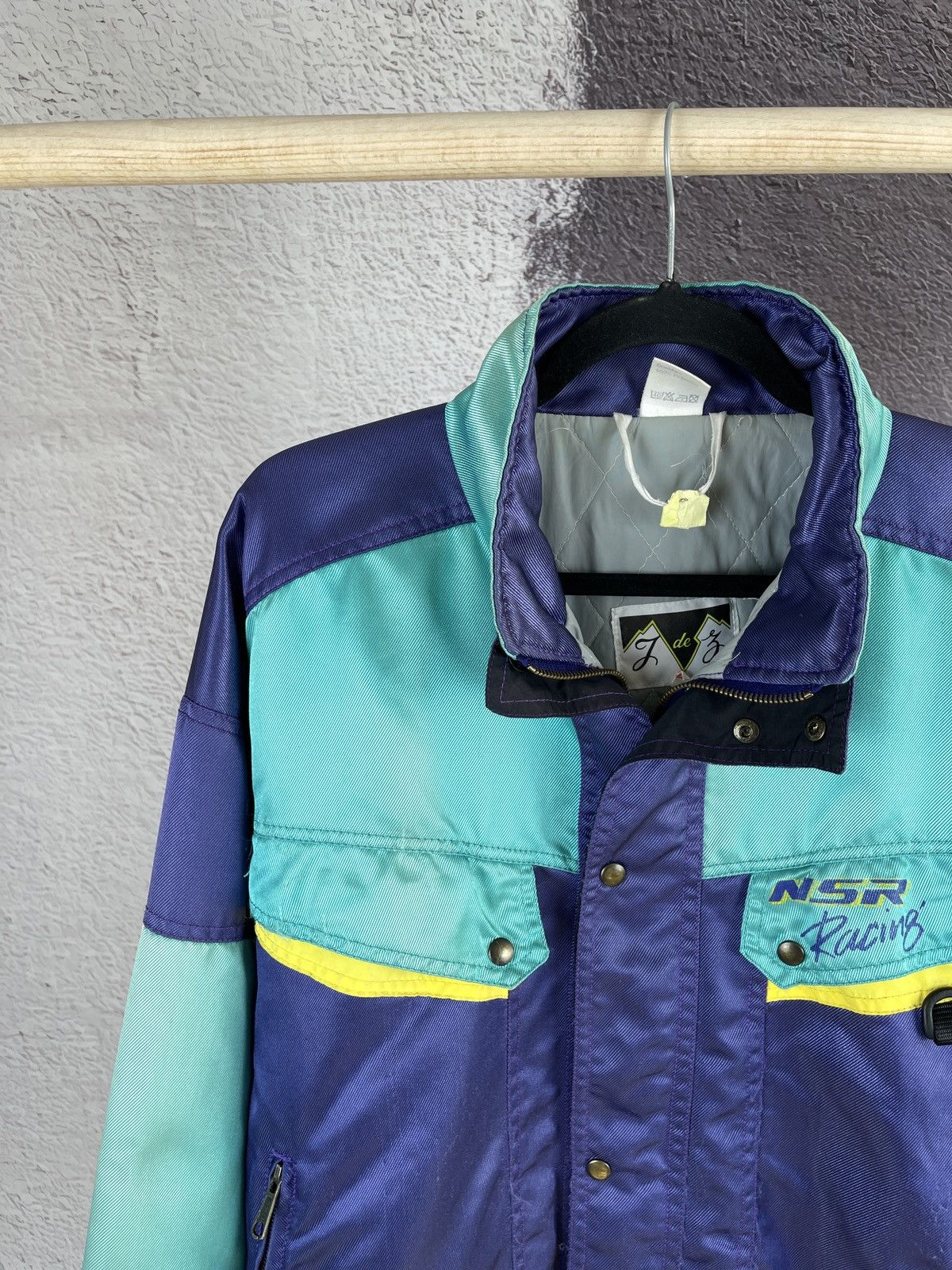 Vintage Vintage 70s NSR racing colour blocked cropped jacket Size US M / EU 48-50 / 2 - 4 Thumbnail
