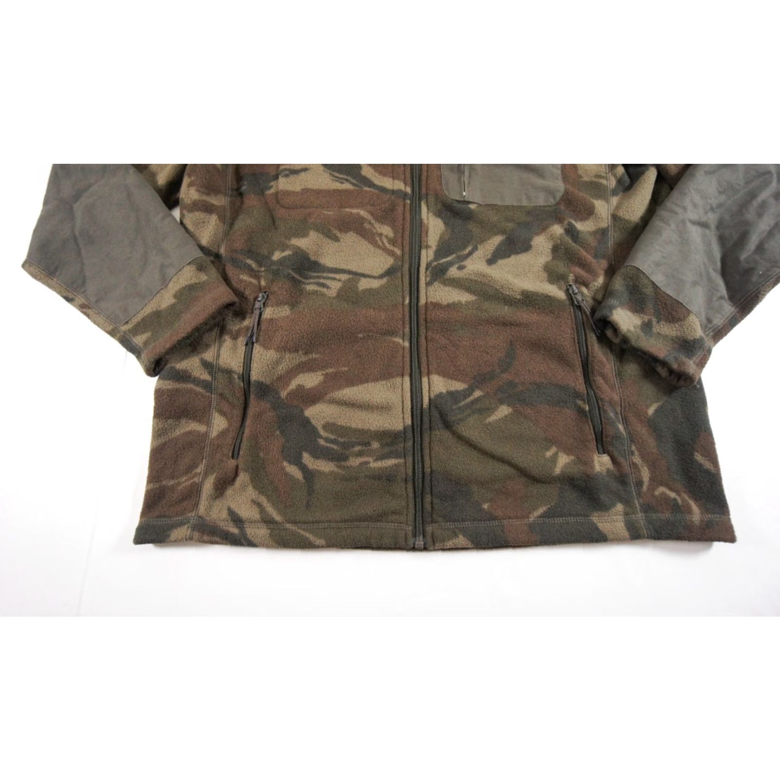 Roark Roark Mens XL Camouflage Fleece Jacket Full Zip Outdoor Casual Adult Size US XL / EU 56 / 4 - 4 Thumbnail