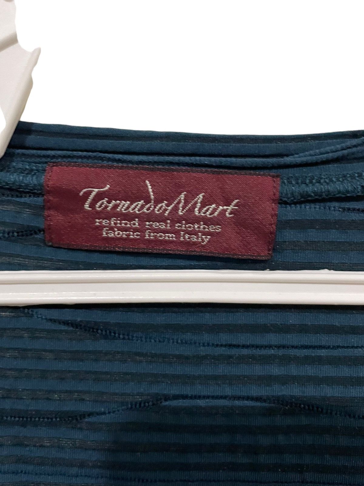 Japanese Brand Tornado Mart Pleated Wave Art Longsleeve Shirts Size US M / EU 48-50 / 2 - 21 Thumbnail