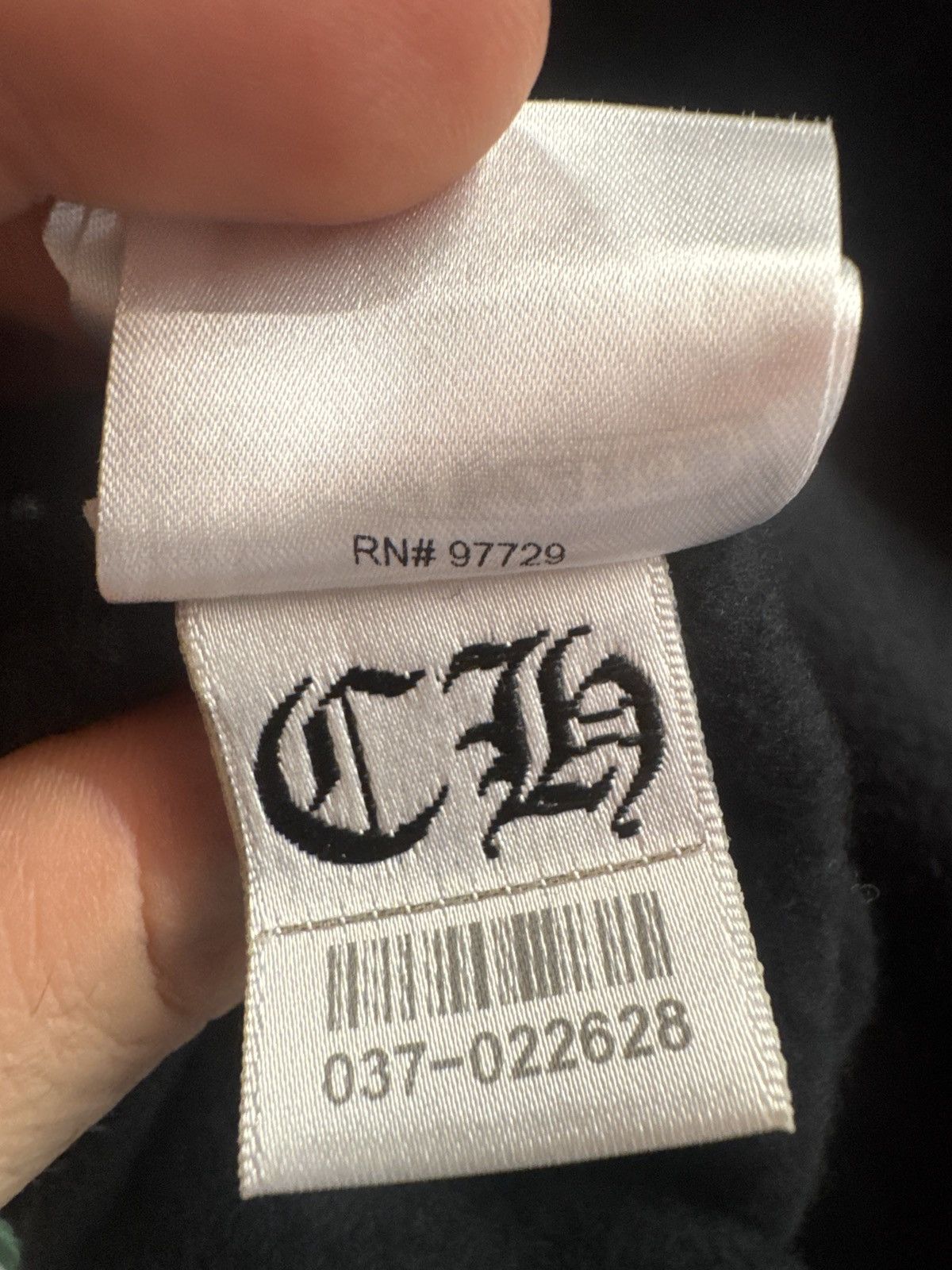 Chrome Hearts 1988 Online Exclusive Vertical Logo Hoodie 'Black' Size US M / EU 48-50 / 2 - 8 Thumbnail