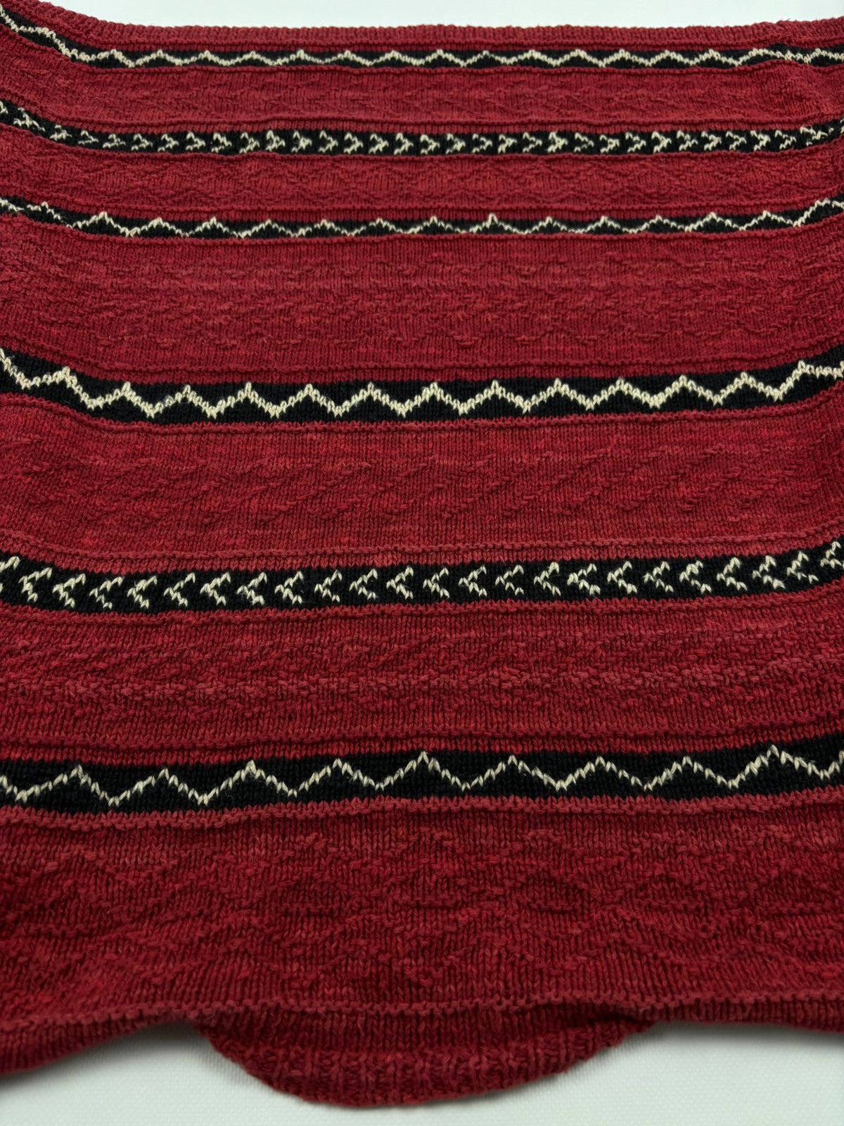Lauren Ralph Lauren RARE Polo RRL Hand Knit Linen Aztec Navajo Striped Cardigan Size US M / EU 48-50 / 2 - 22 Thumbnail