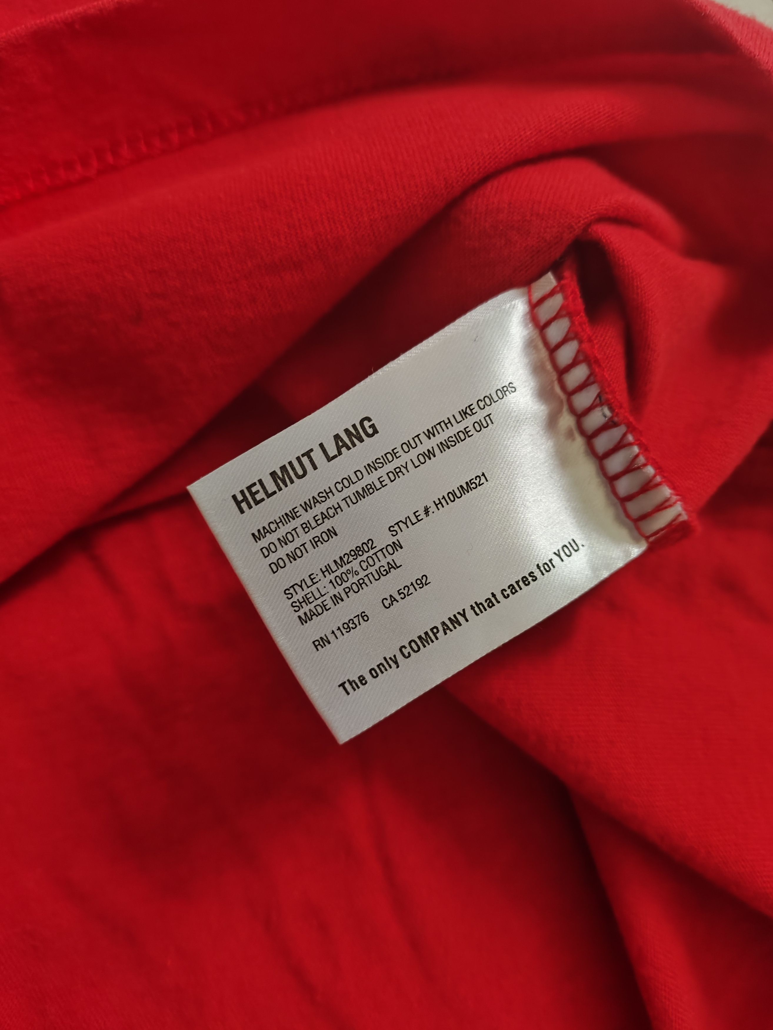 Helmut Lang SS18 shayne oliver design slogan shirt Size US L / EU 52-54 / 3 - 4 Thumbnail