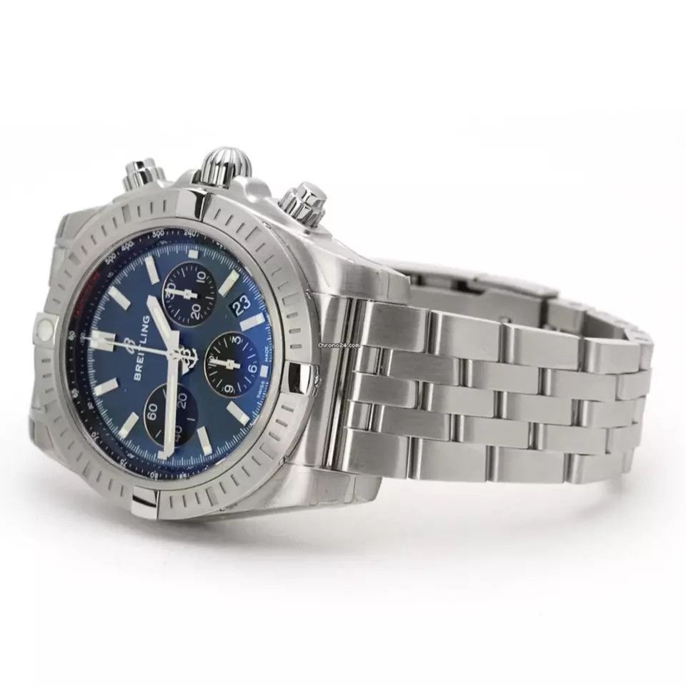 Breitling o1mt1gz0125 Size: OS / Chronomat 44 Watch in Blue & Silver Size ONE SIZE - 3 Thumbnail