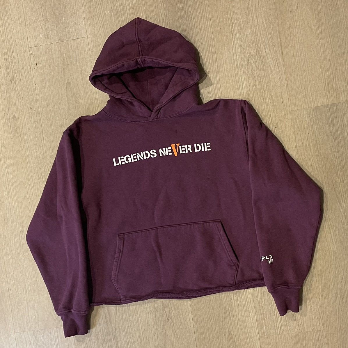 Juice Wrld x Vlone 999 スウェット パーカー パープル Juice World Vlone Hoodie | eBay