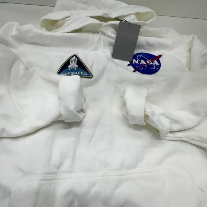 Balenciaga Balenciaga Balenciaga NASA Logo Hoodie for Men -2507 Size US XXS / EU 40 - 8 Thumbnail