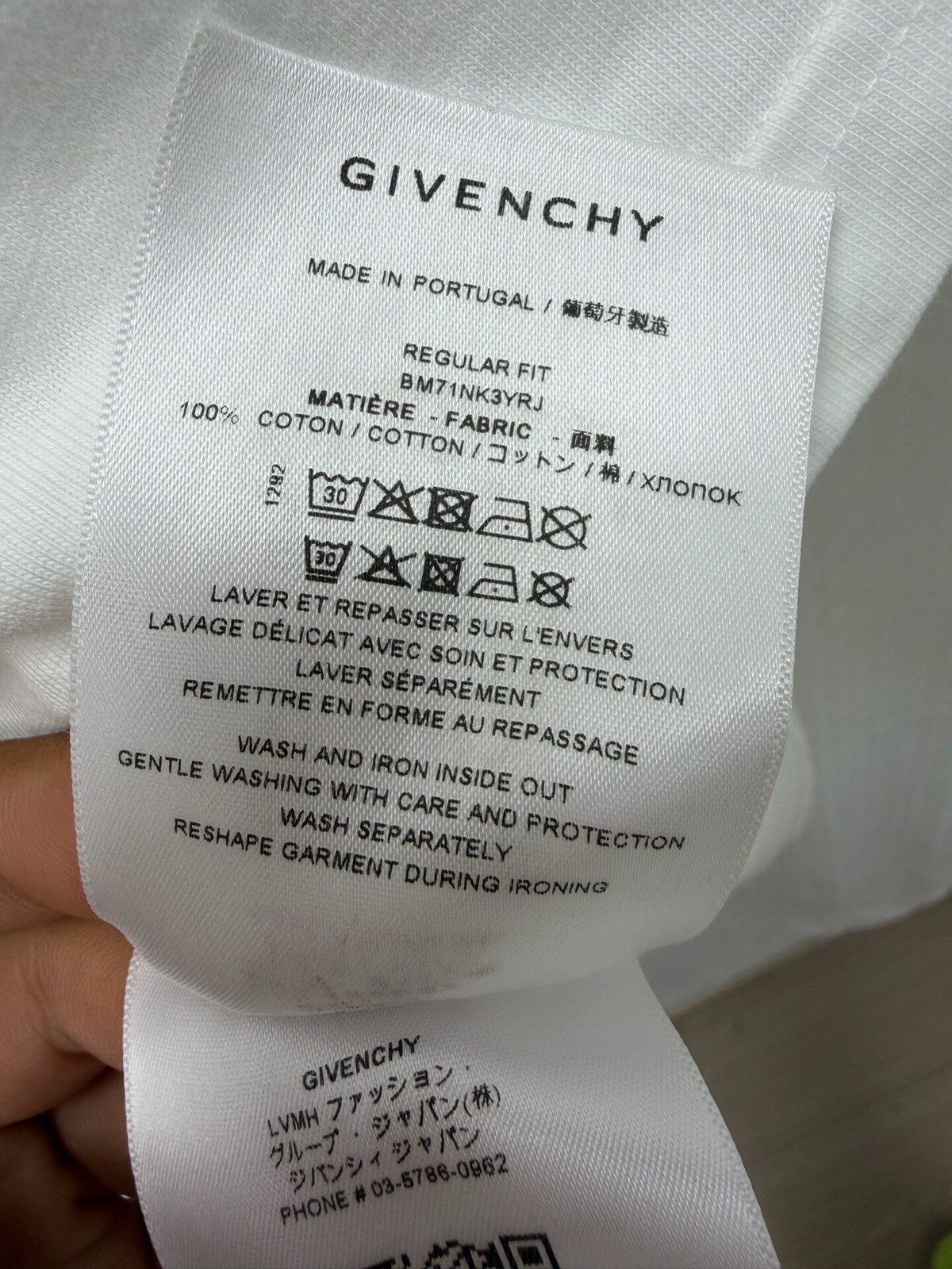 Givenchy Givenchy cotton t-shirt Size US M / EU 48-50 / 2 - 5 Thumbnail