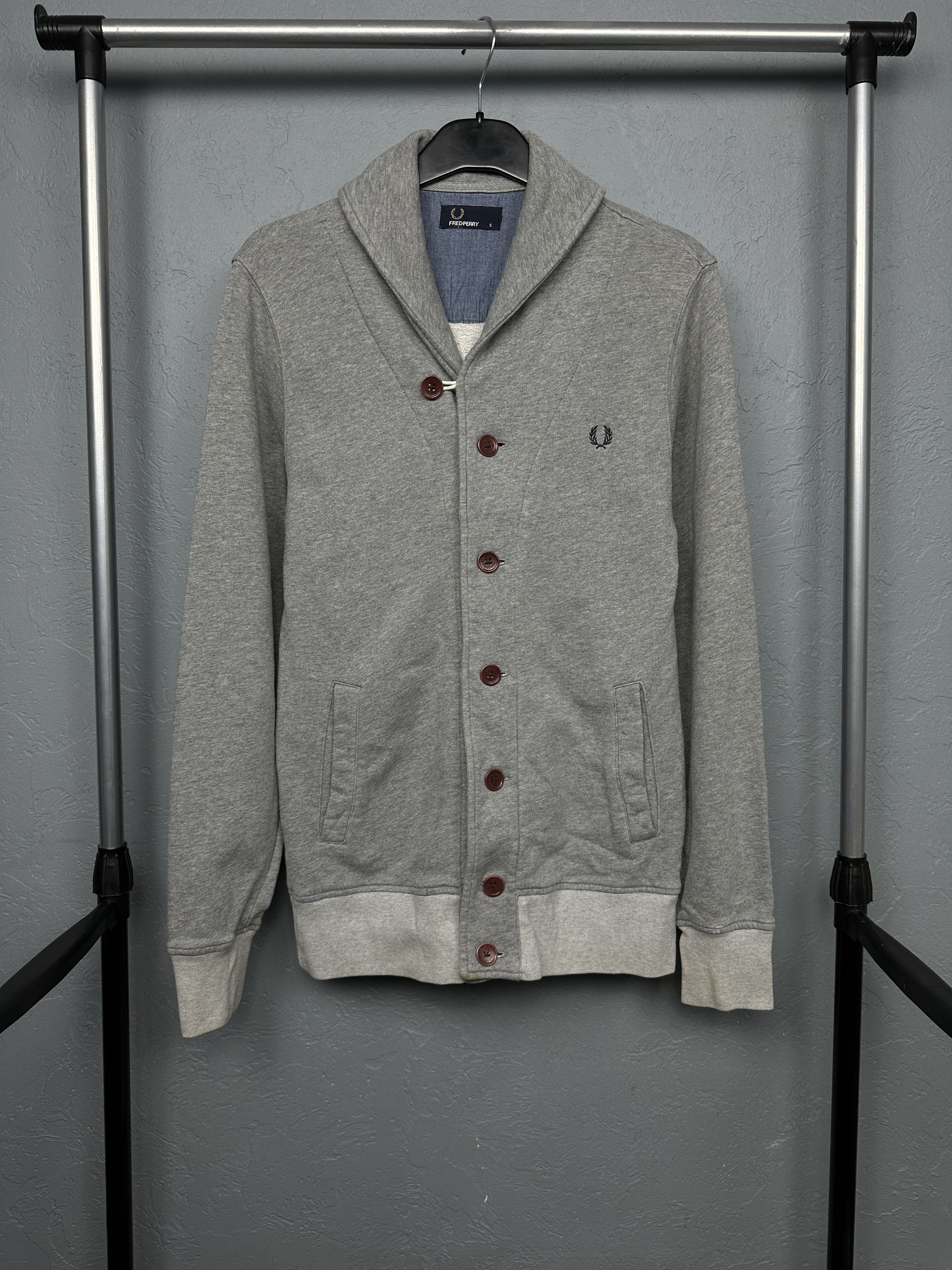 Fred Perry Fred Perry Vintage Mens Cardigan Sweater Jumper Size US S / EU 44-46 / 1 - 1 Thumbnail