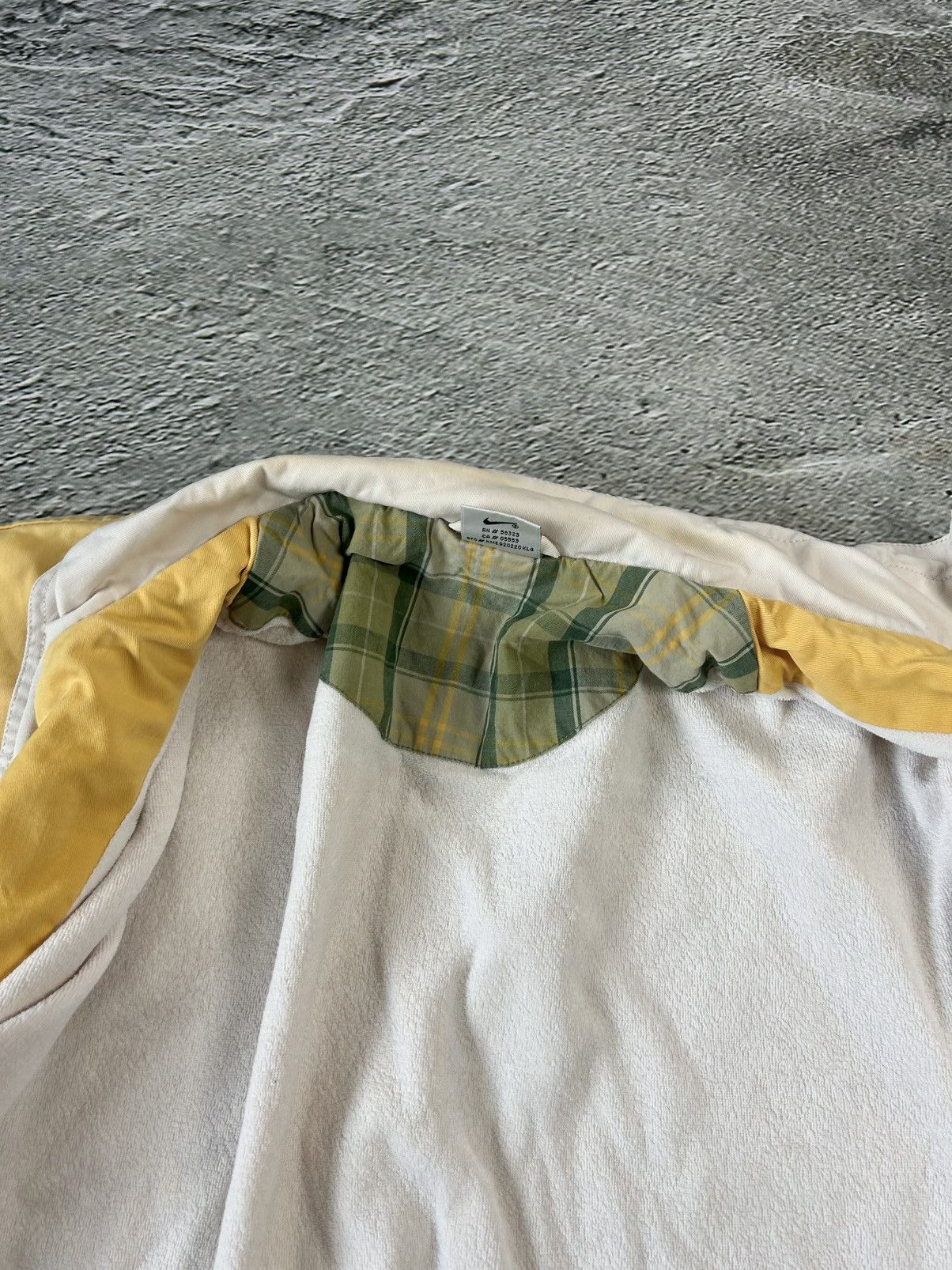 Nike × Vintage Nike Court jacket yellow vintage 90s Size US XL / EU 56 / 4 - 14 Thumbnail