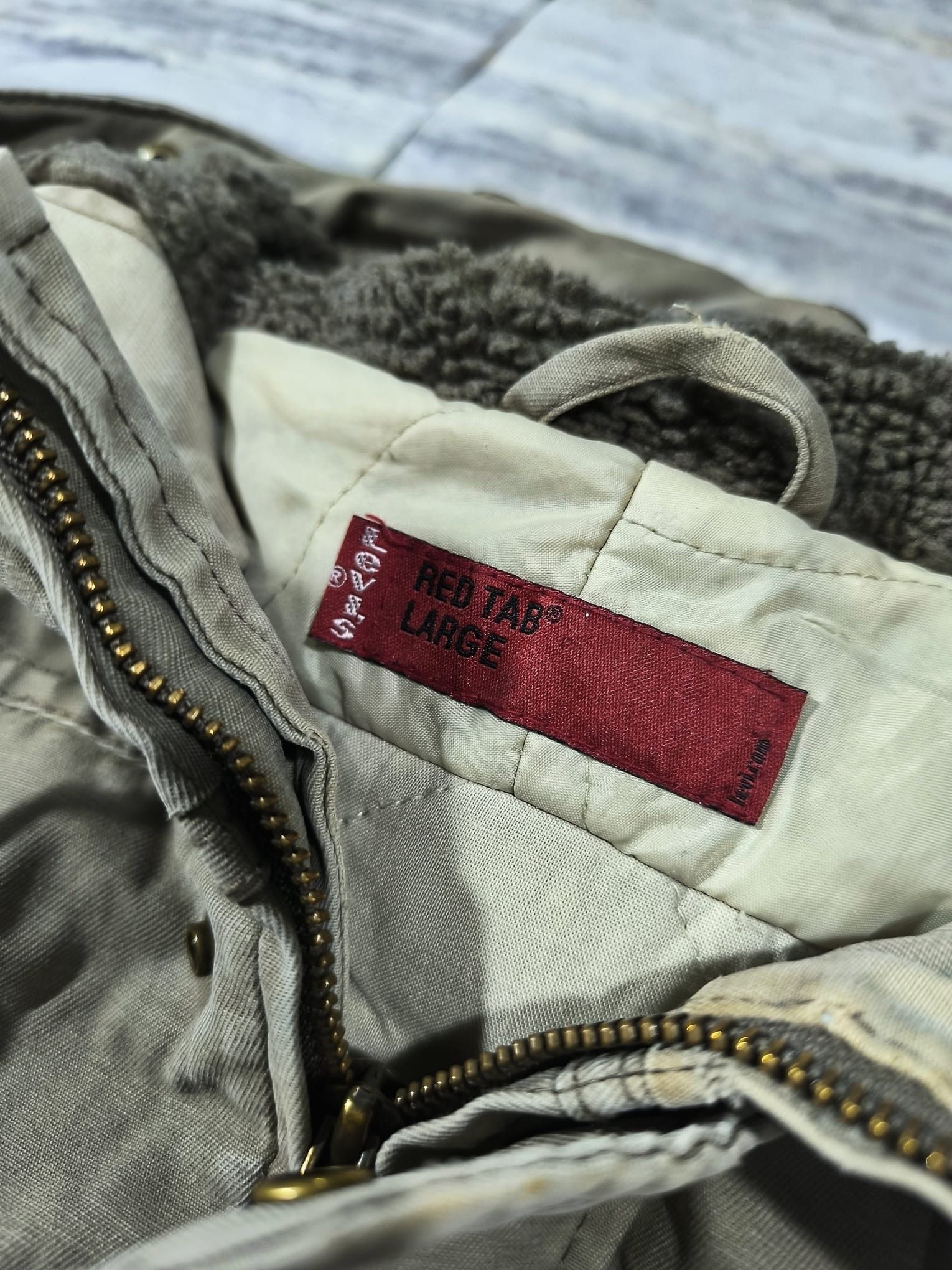 Levi's trashed vintage 90s levis red tab parka jacket furhood Size US XL / EU 56 / 4 - 9 Thumbnail