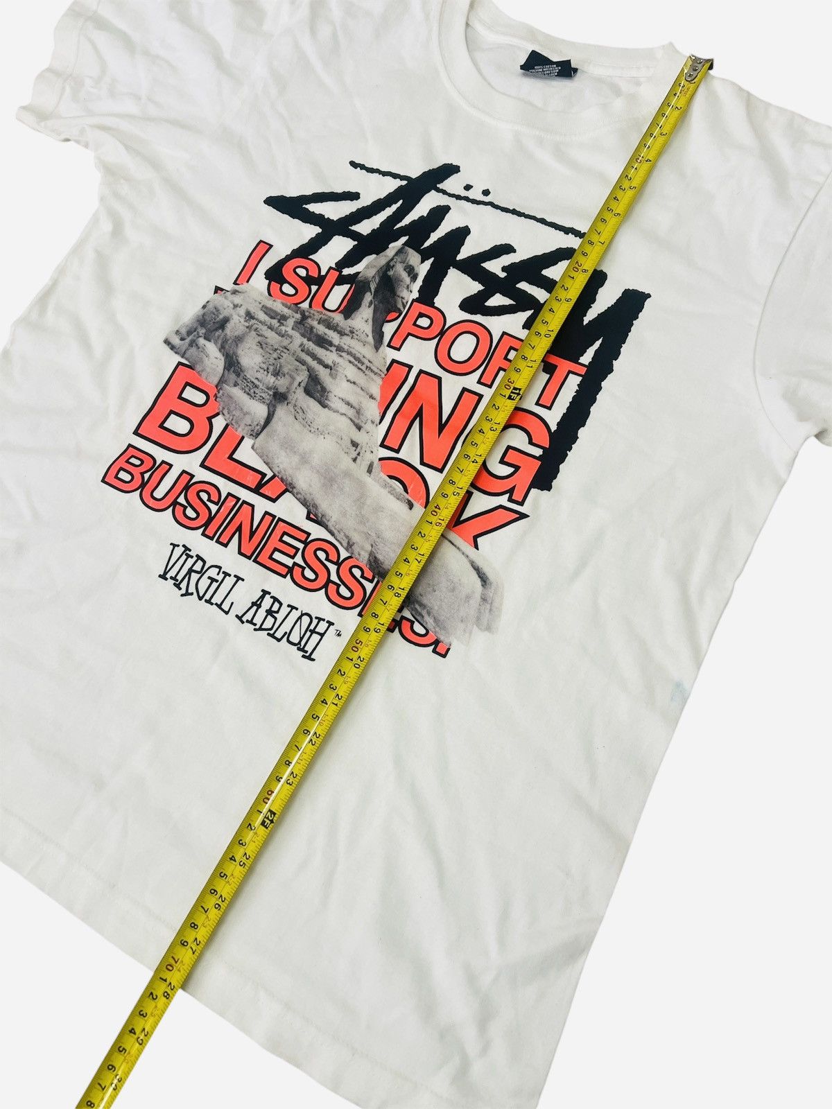 Stussy Stussy X Virgil Abloh Off-White T-Shirt Skate Surf NWOT Size US M / EU 48-50 / 2 - 4 Thumbnail