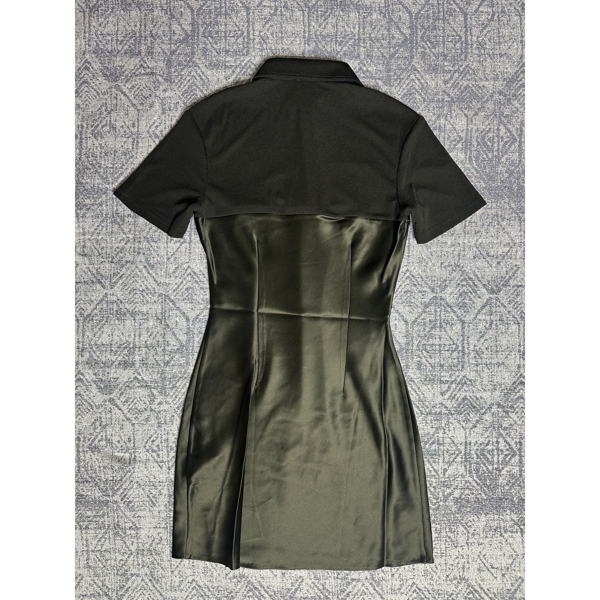 Nanushka Nanushka Heceta Mesh Jersey & Slip Satin Fabric Blocked Min Size L / US 10 / IT 46 - 2 Thumbnail