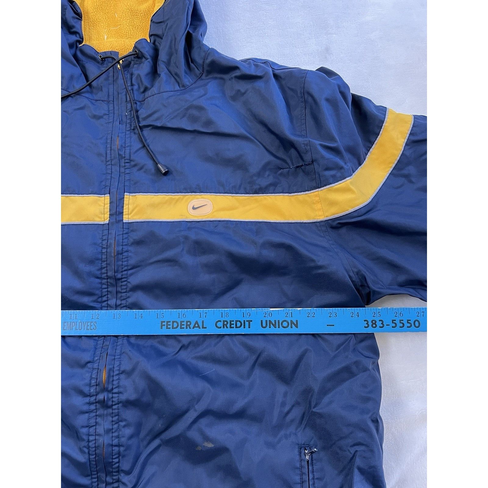 Nike Vintage Nike Reversible Jacket Size Large Blue Yellow Fleece Size US L / EU 52-54 / 3 - 8 Thumbnail
