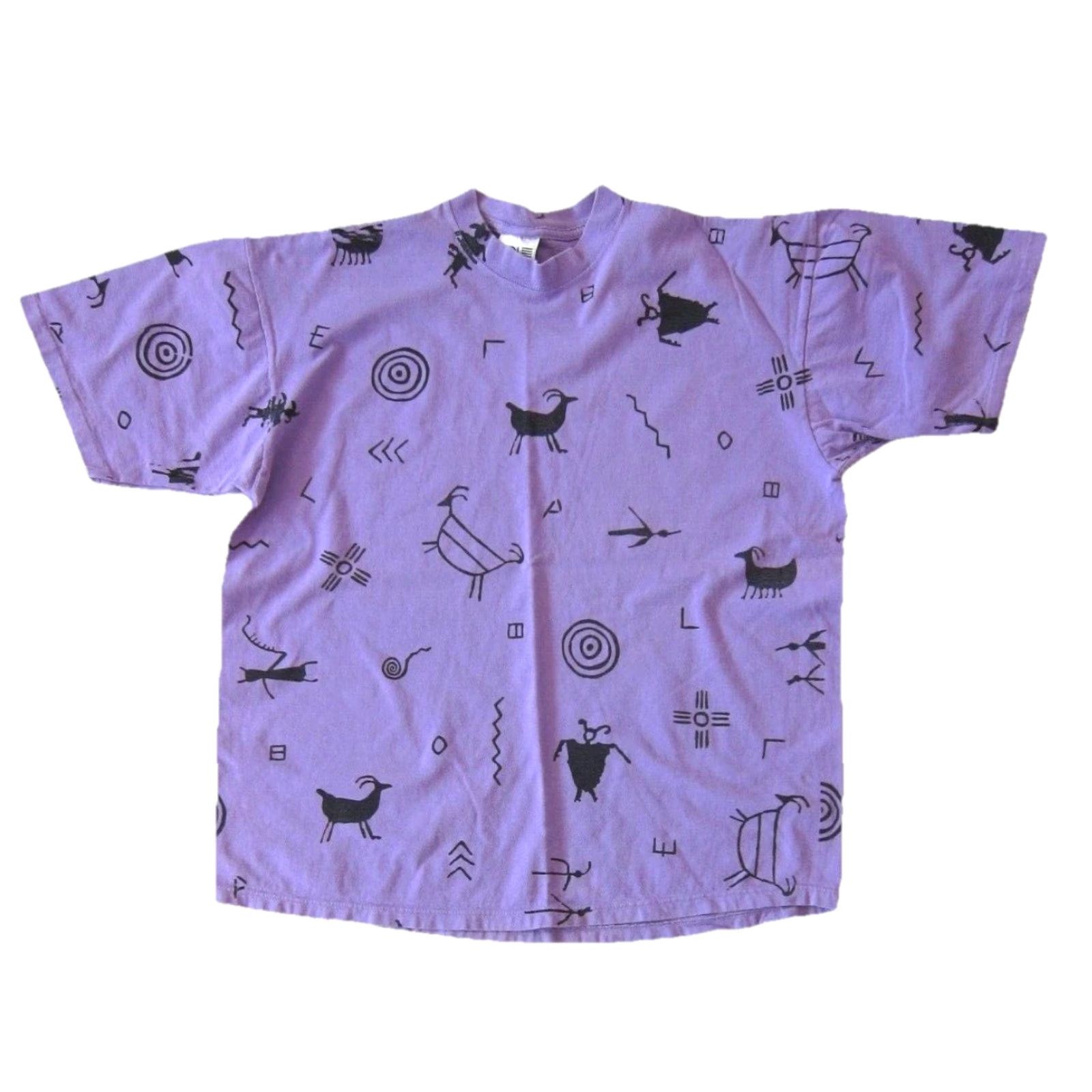 Vintage VINTAGE SDI T-Shirt Men Large Mock Neck Purple Goat 100% Cotton Shirt Men Large Purple Goat Vintage SDI Mock Neck T-Shirt Size US L / EU 52-54 / 3 - 2 Thumbnail