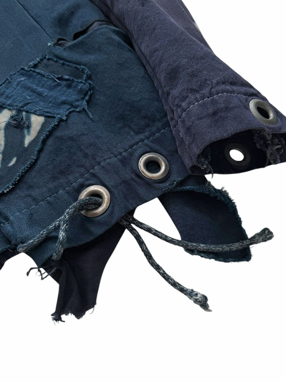 Greg Lauren 2014 OG THE BLUE Patchwork Mailbag Blazer Size US S / EU 44-46 / 1 - 4 Thumbnail