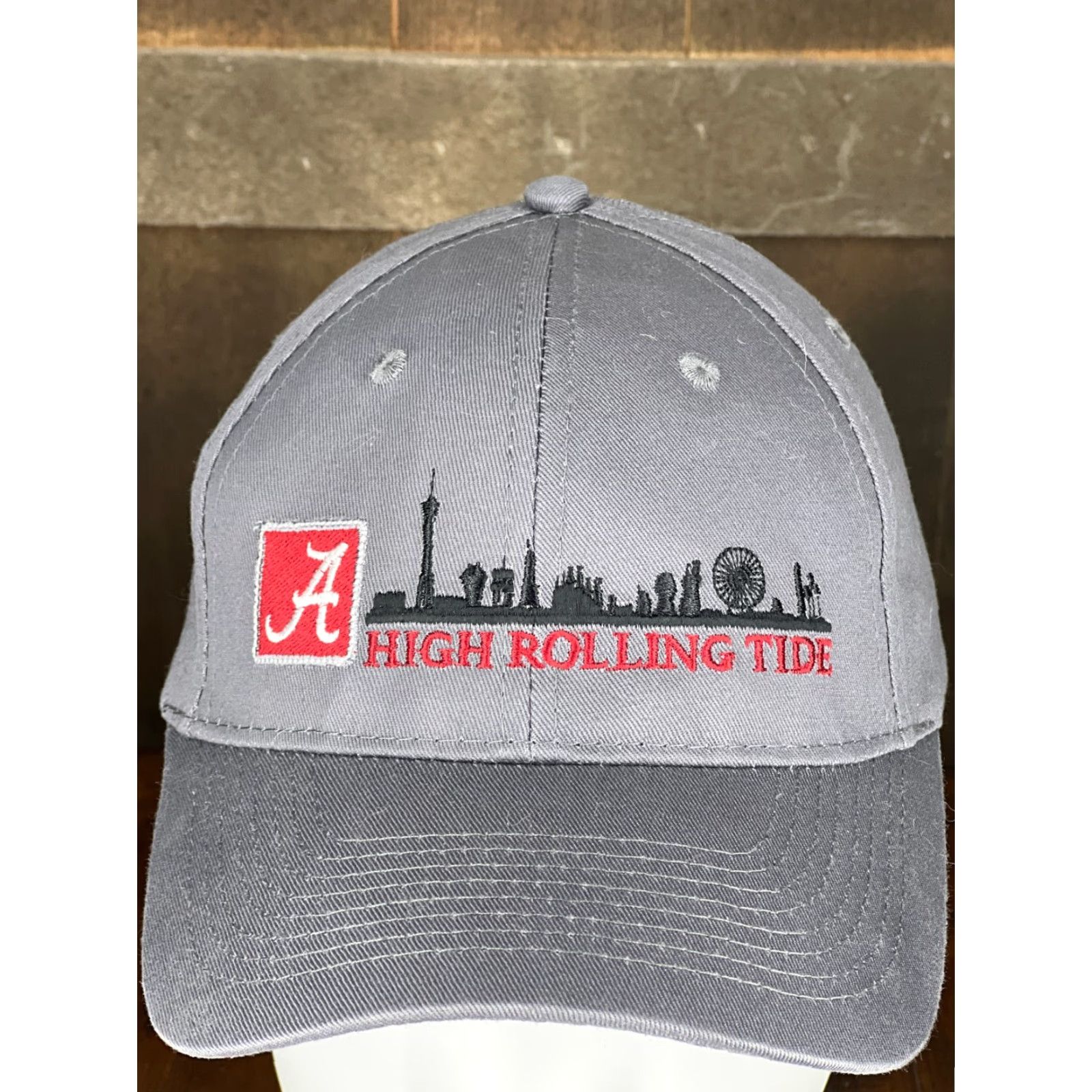Port & Company Port & Company Alabama Hat Cap Strapback One Size Gray Adult Mens Baseball Cap Size ONE SIZE - 7 Thumbnail