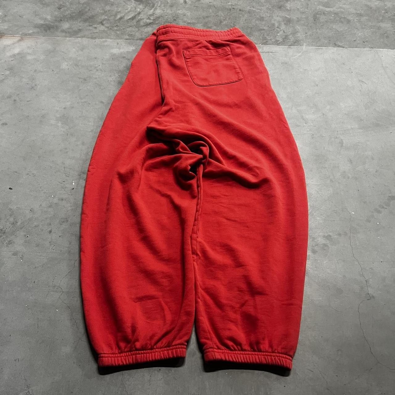 Vintage Vintage Y2K/2000s Baggy Fit Red Loungewear SweatPants! Size US 44 / EU 60 - 5 Thumbnail