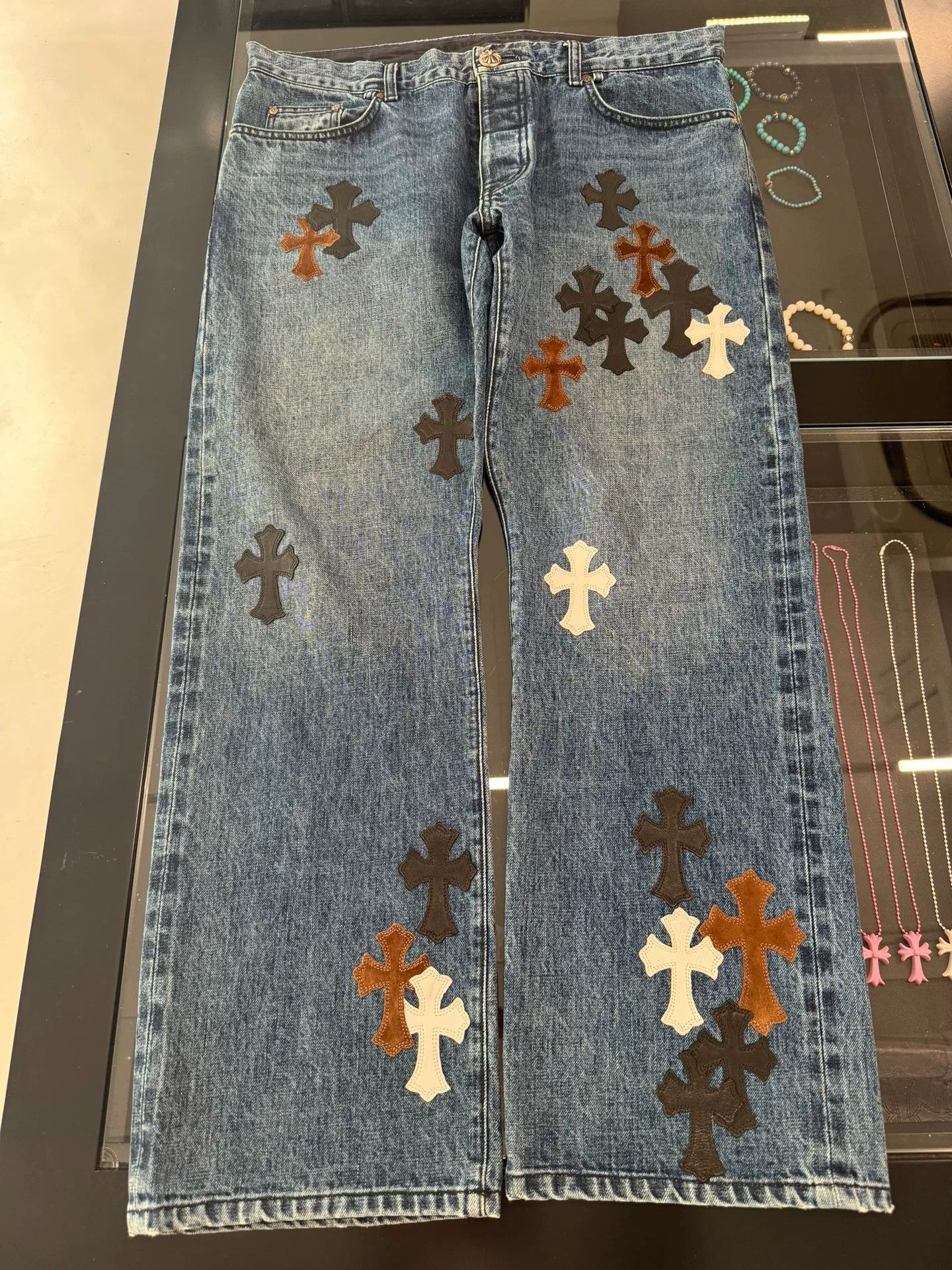 Chrome Hearts Chrome Hearts Limited Edition Denim Jeans Size US 38 / EU 54 - 1 Thumbnail