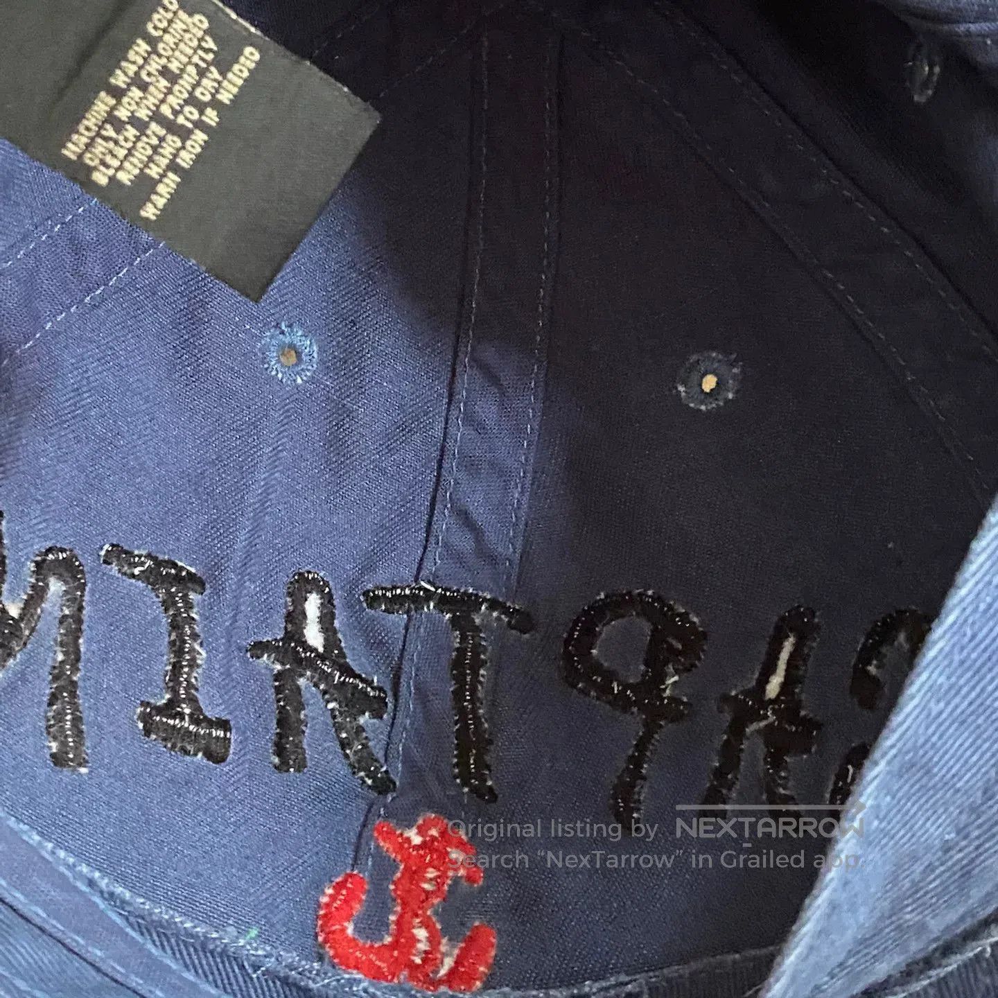 RRL Ralph Lauren Vintage Military Blue Captain Baseball Cap. Size ONE SIZE - 6 Thumbnail
