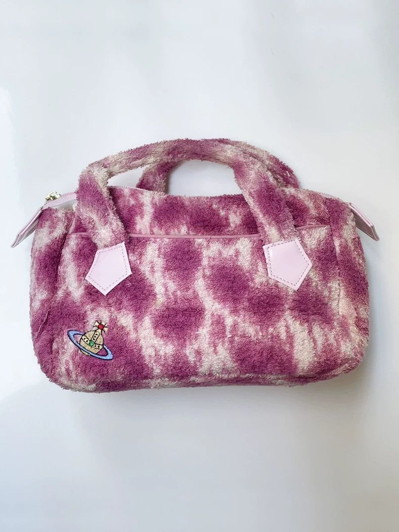 Vivienne Westwood Vivienne Westwood 90s Pink Leopard Tote bag 2504-Nextarrow Size ONE SIZE - 2 Thumbnail