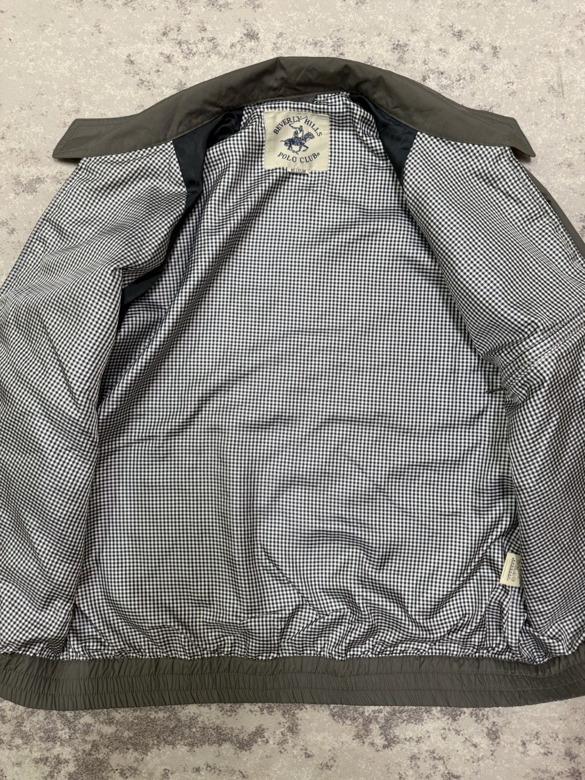 Beverly Hills Polo Club Vintage Beverly Hills Polo Club Chelered Lined Nylon Jacket Size US M / EU 48-50 / 2 - 8 Thumbnail