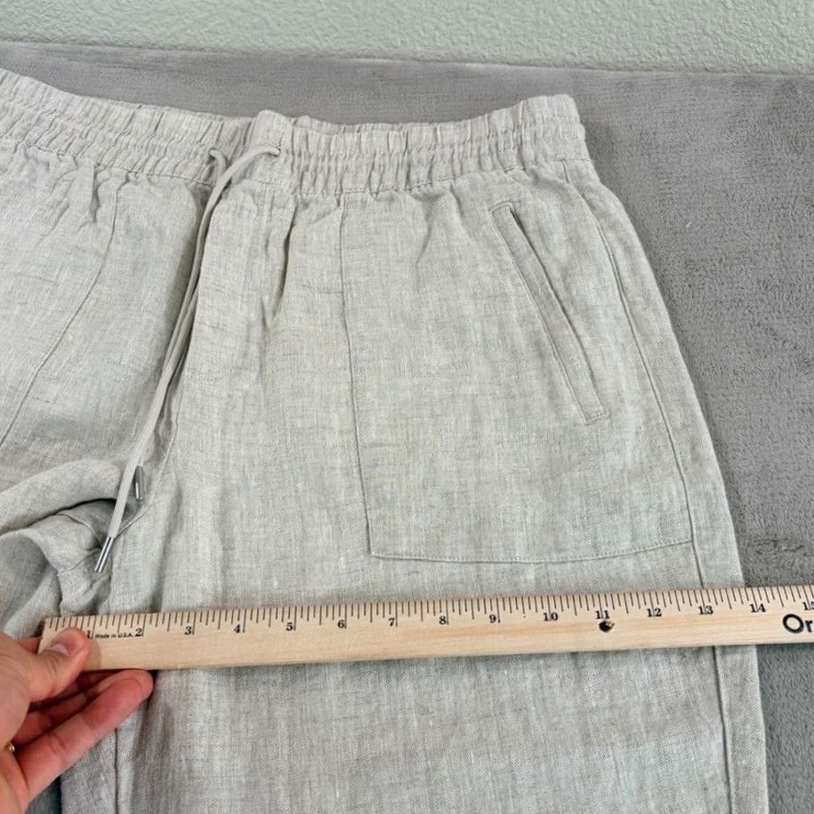 Athleta Athleta Retreat Linen High Rise Jogger in Beige Womens L 100% Linen Beige Jogger Athleisure NWT Size 36" / US 14 / IT 50 - 7 Thumbnail