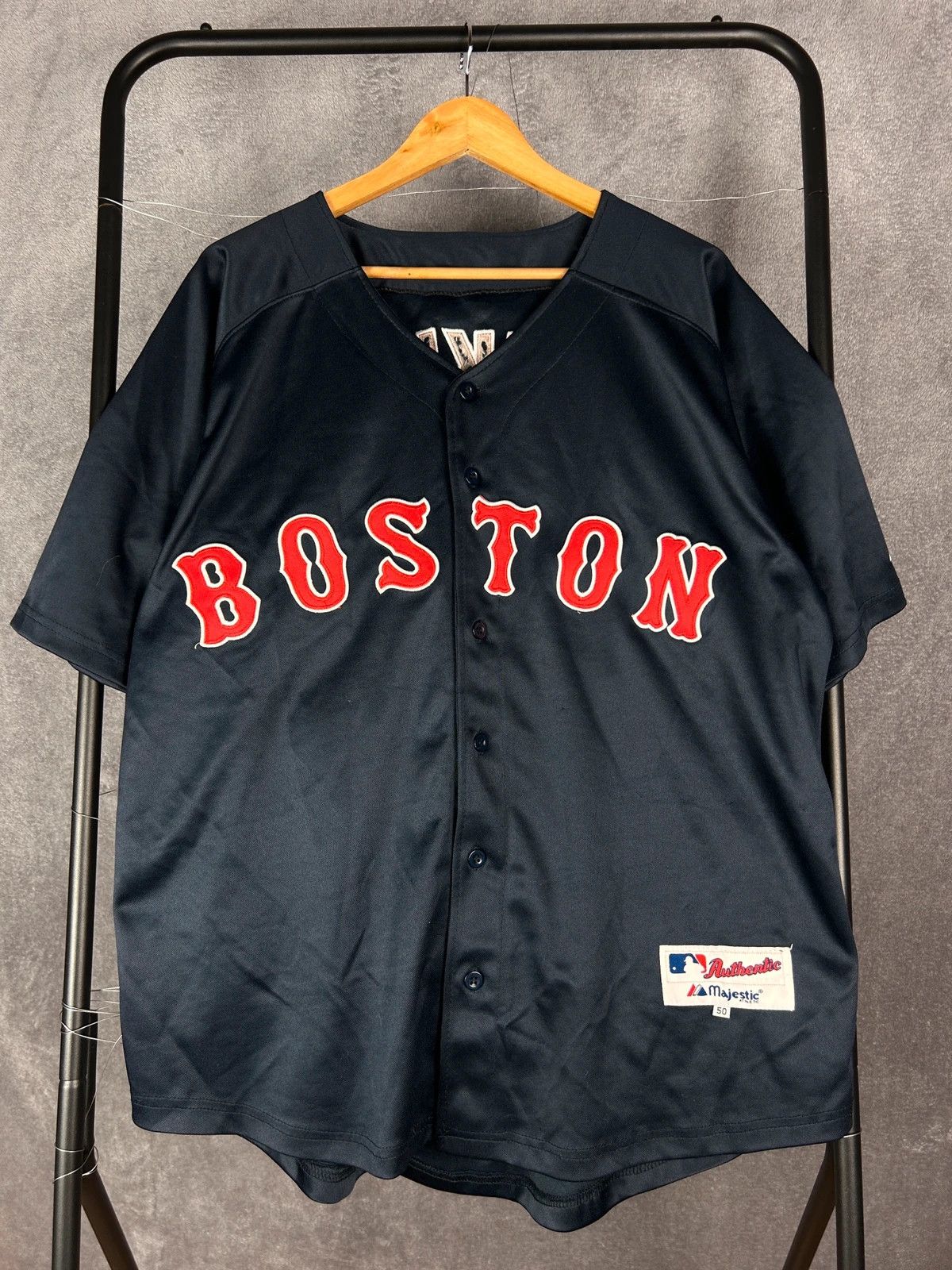 Majestic Jersey MLB Majestic Youkilis 20 Boston navy red Size US XL / EU 56 / 4 - 2 Thumbnail