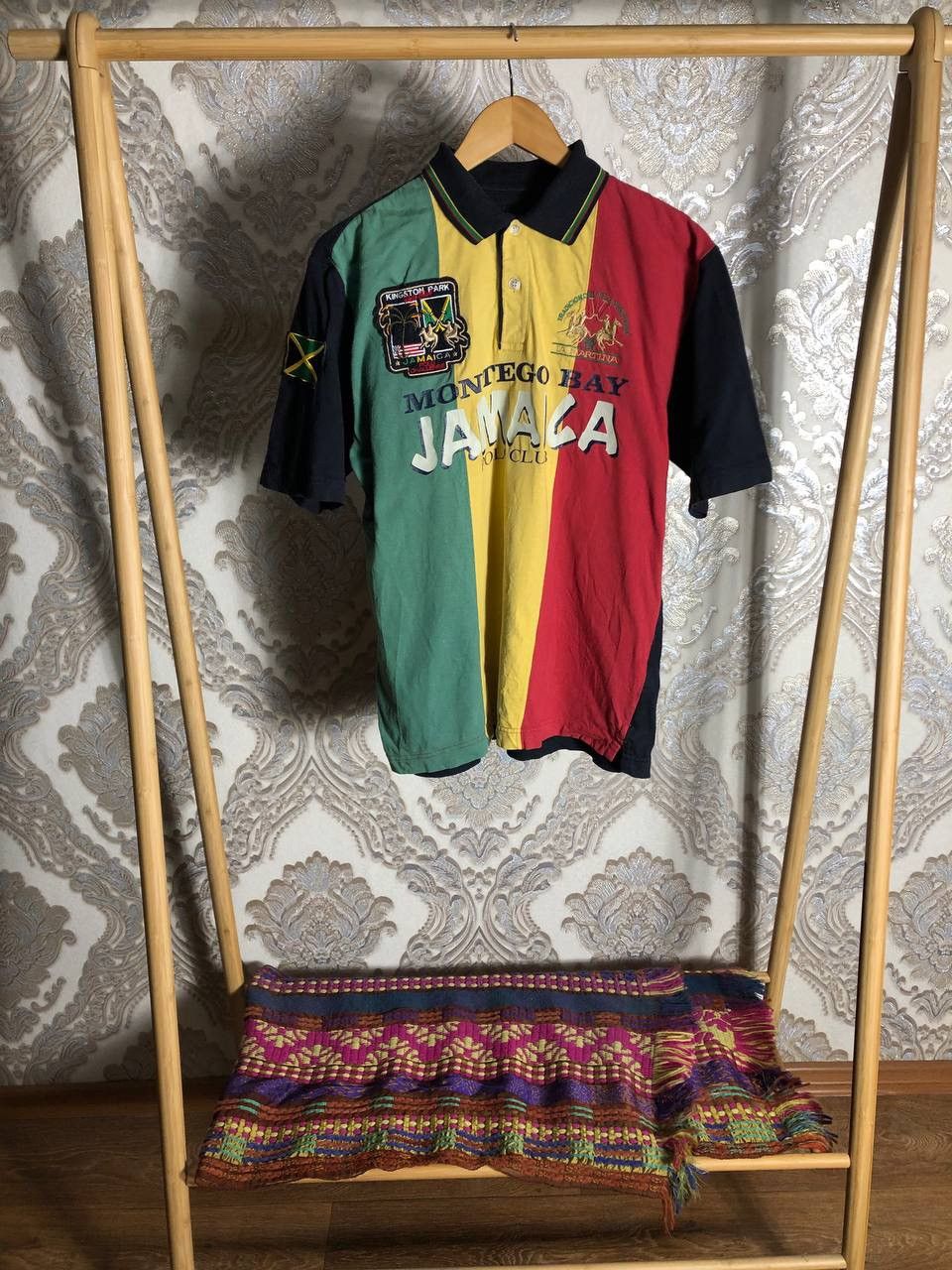 La Martina VINTAGE LA MARTINA JAMAICA POLO CLUB DESIGNER RETRO Y2K 90s Size US L / EU 52-54 / 3 - 1 Thumbnail