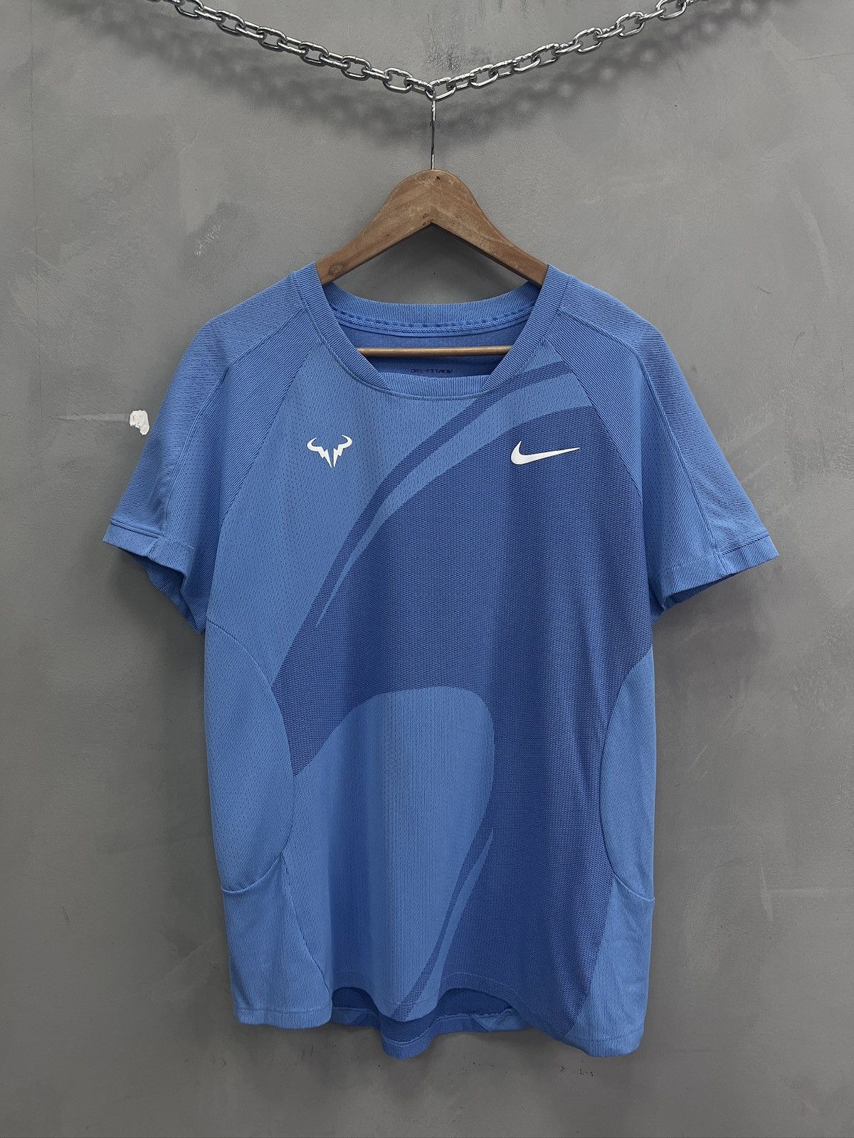 Nike Nike Tennis Rafa Nadal Blue Challenger T-Shirt Size US L / EU 52-54 / 3 - 1 Thumbnail