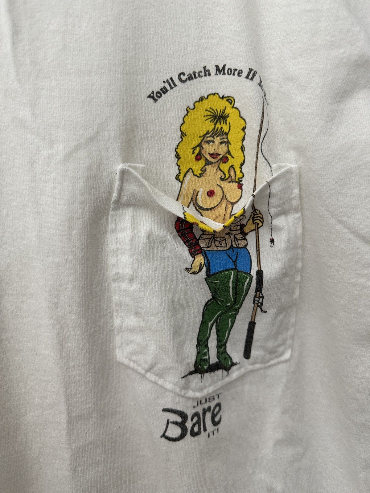 Vintage Vintage Just Bare It T-shirt Size US L / EU 52-54 / 3 - 4 Thumbnail