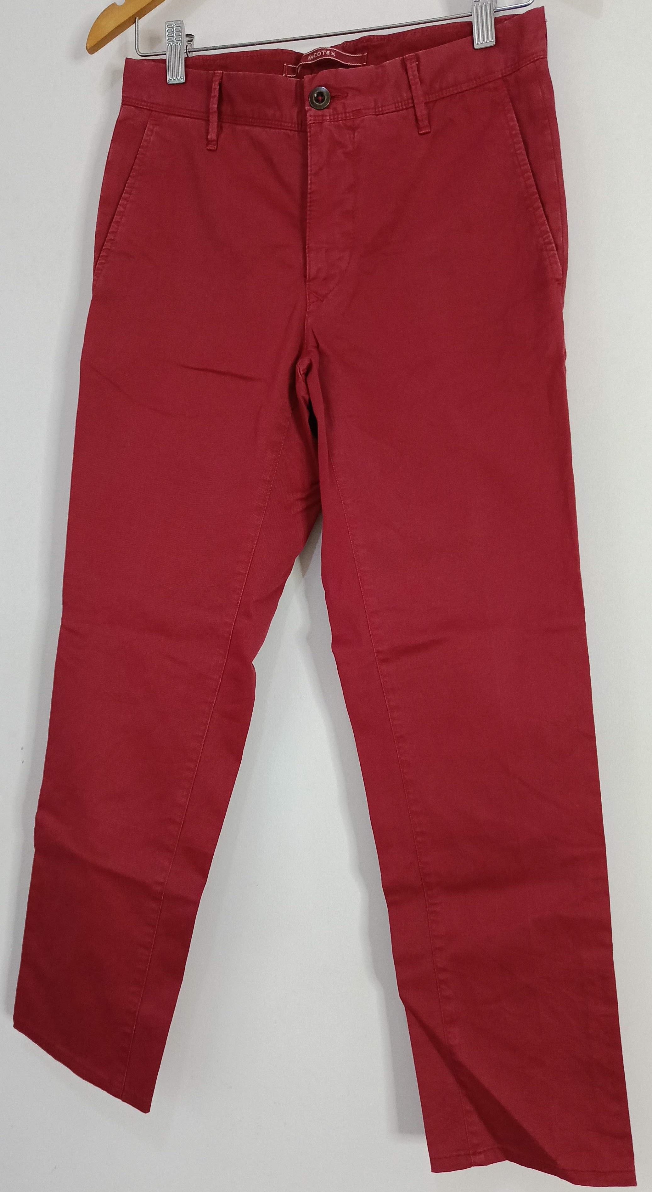 Incotex Incotex Slacks chino red slim fit Romania pants 30x28.5 Size US 30 / EU 46 - 4 Thumbnail
