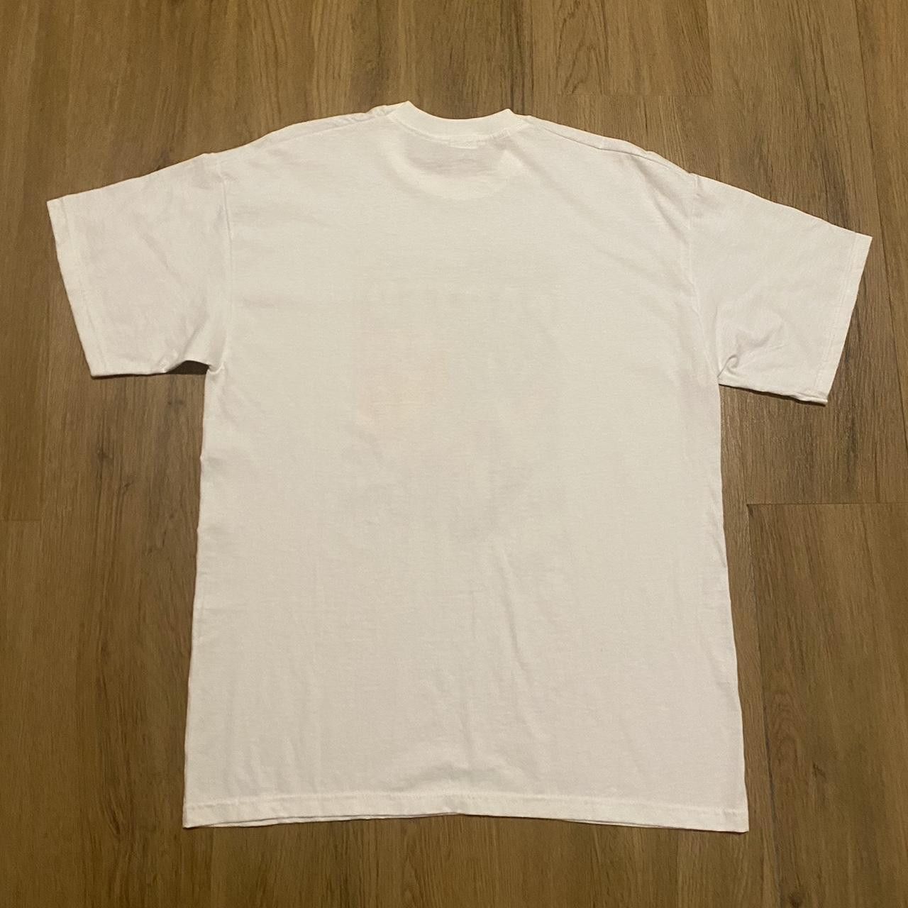 Fruit Of The Loom White Nascar racing tee racing Andy Carter Vintage Size US L / EU 52-54 / 3 - 3 Thumbnail