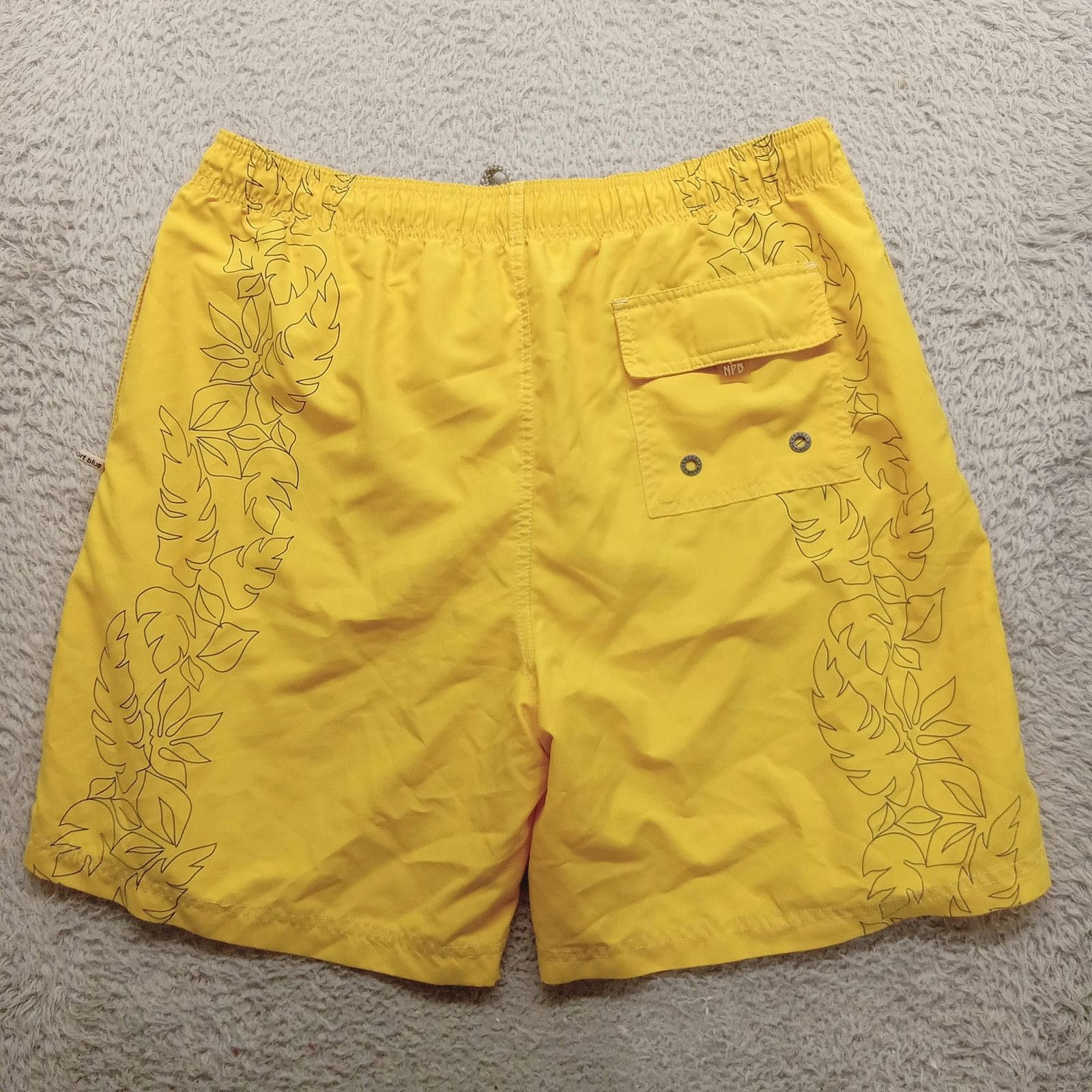 & Other Stories Newport Blue Swim Shorts L Men's Swimwear Mesh Lining Size US 34 / EU 50 - 2 Thumbnail