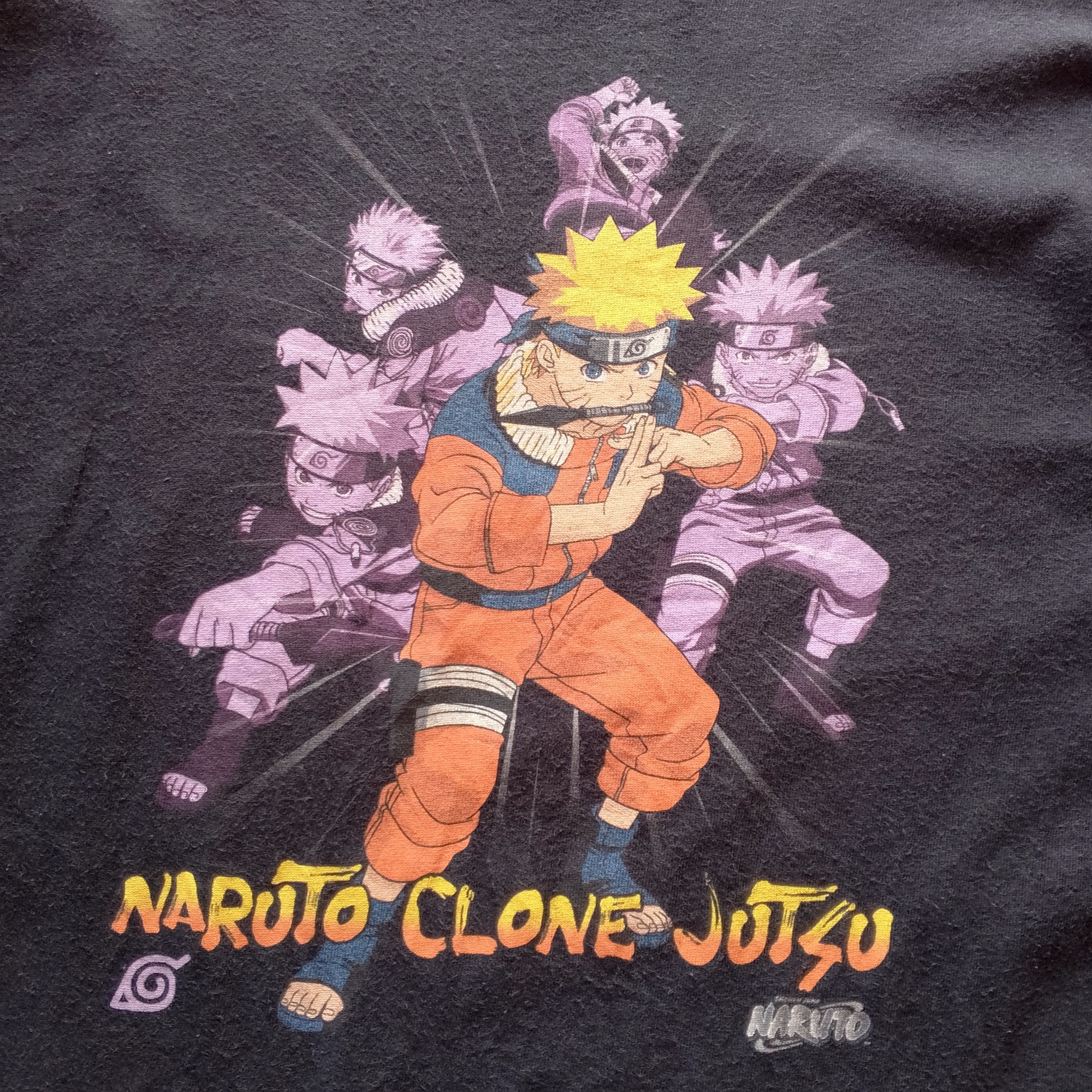 Vintage Vintage Naruto Clone Jutsu Tshirt Size US L / EU 52-54 / 3 - 3 Thumbnail