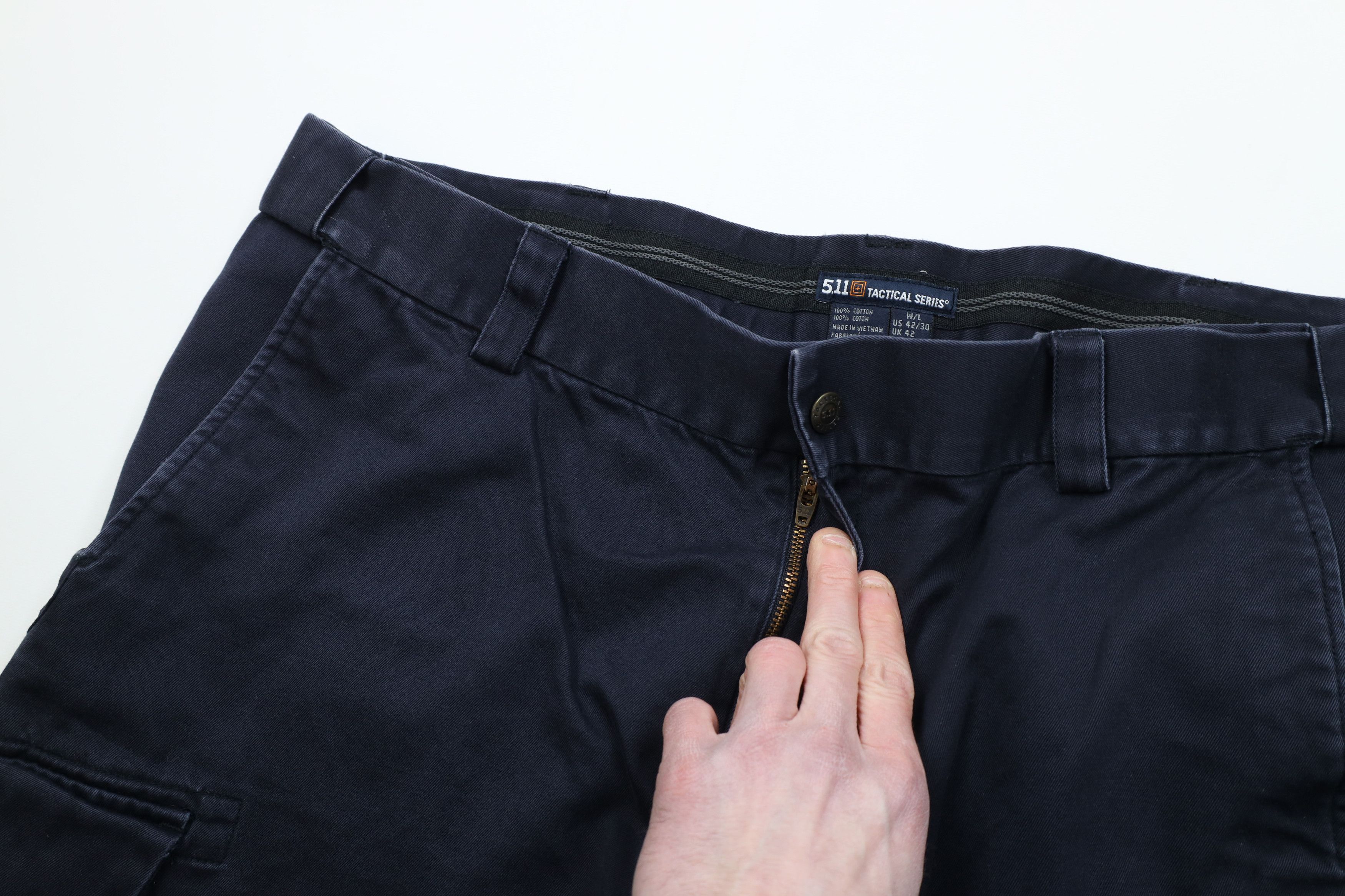 Vintage 5.11 Tactical Series Company Double Knee Cargo Pants Blue Size US 42 / EU 58 - 7 Thumbnail
