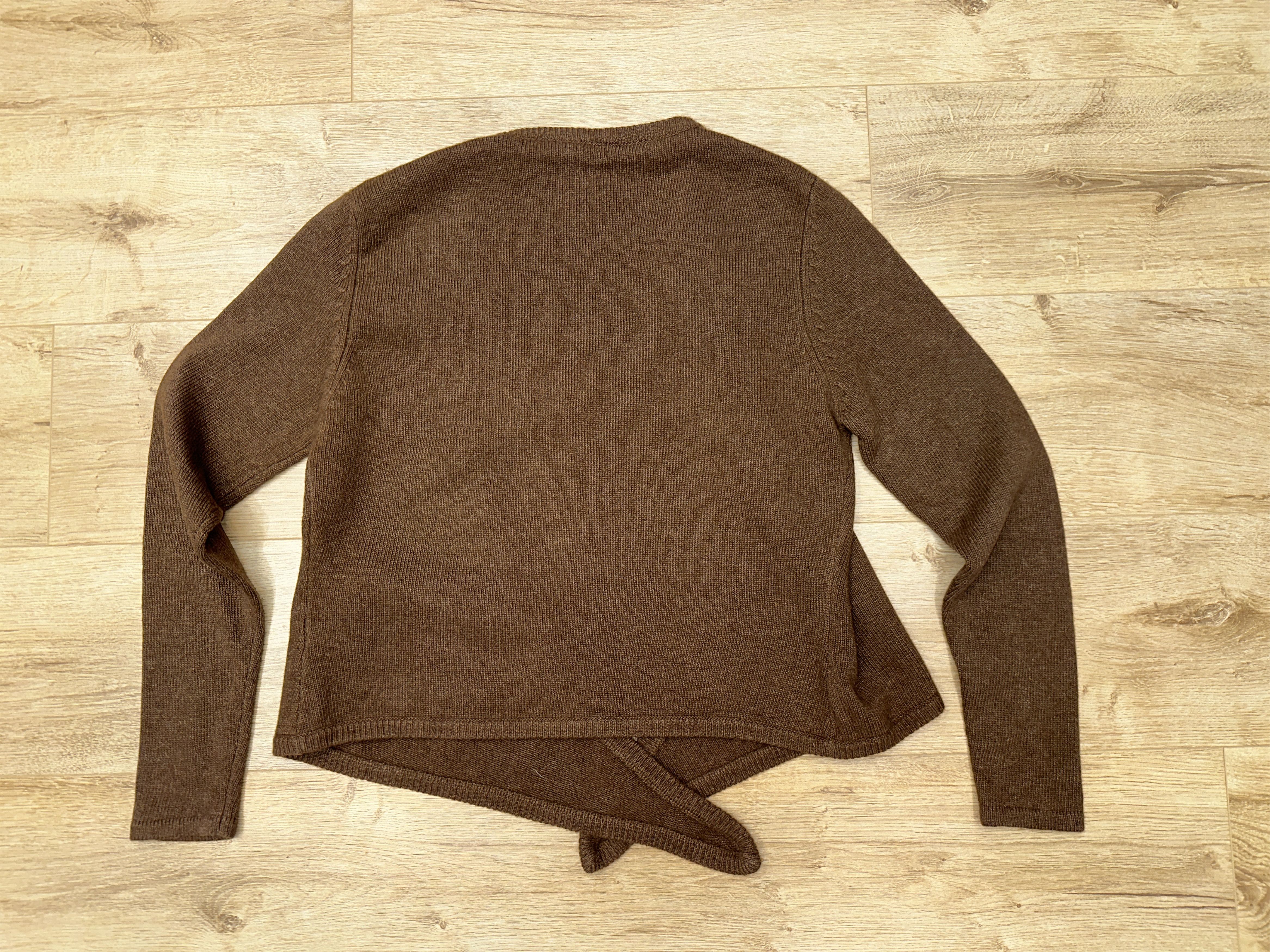 Other Jenni Kayne Wrap Sweater Wool Long Sleeve Knit Top Size S Size S / US 4 / IT 40 - 4 Thumbnail