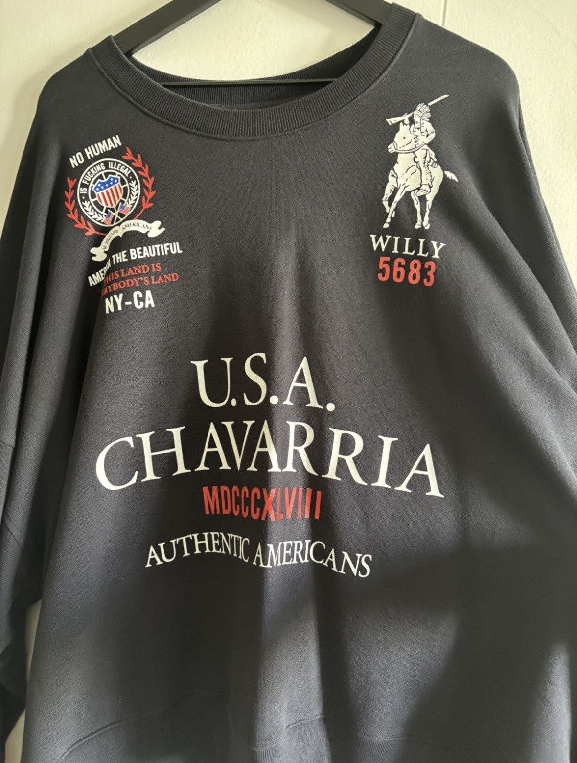 Willy Chavarria WILLY CHAVARRIA SWEATSHIRT - RARE Size US L / EU 52-54 / 3 - 2 Thumbnail