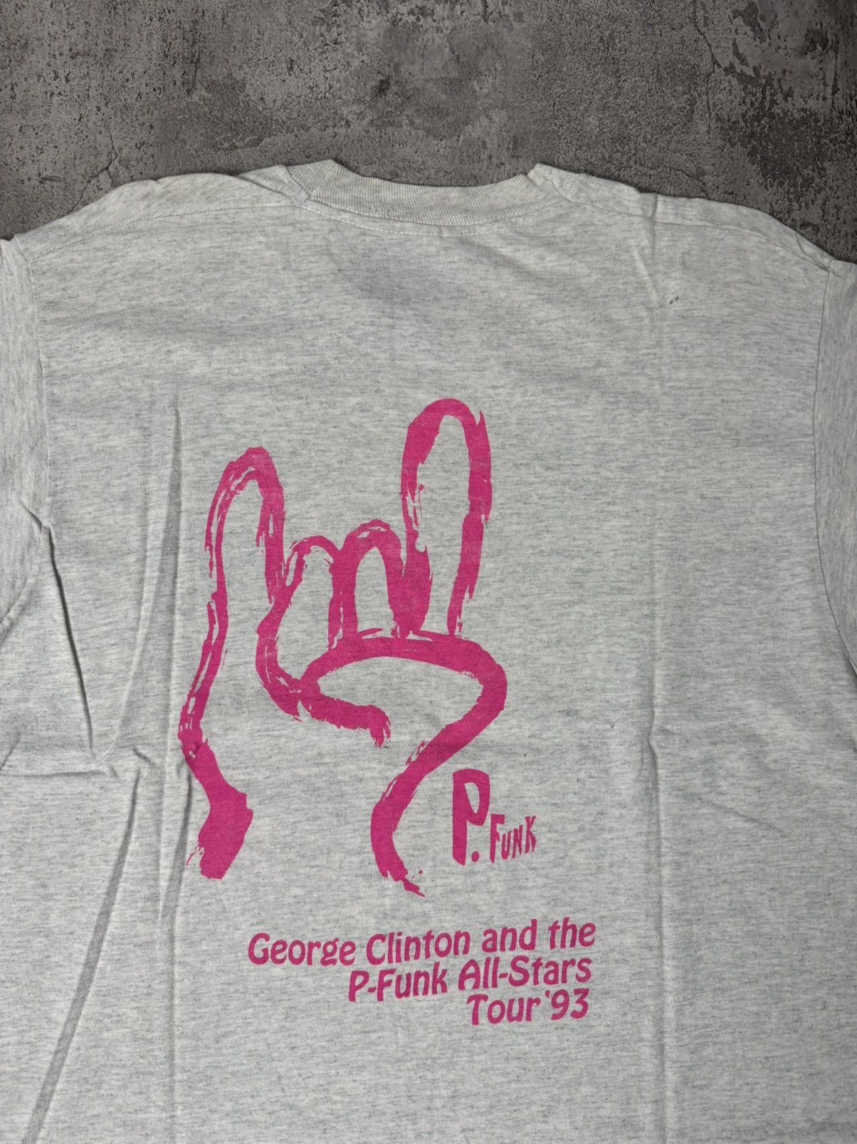 Band Tees VINTAGE 1993 GEORGE CLINTON & P-FUNK ALL STARS TOUR T-SHIRT Size US L / EU 52-54 / 3 - 5 Thumbnail