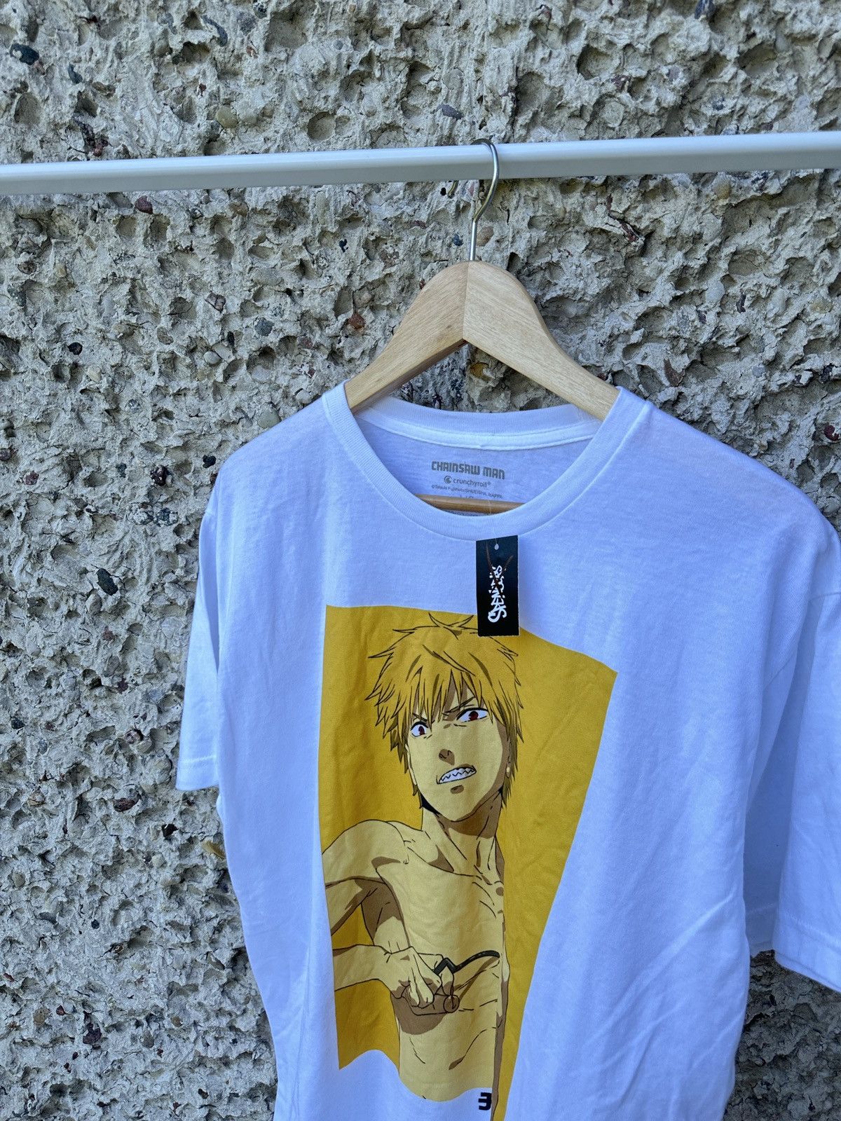 Vintage Chainsaw man anime tee t-shirt Size US L / EU 52-54 / 3 - 4 Thumbnail