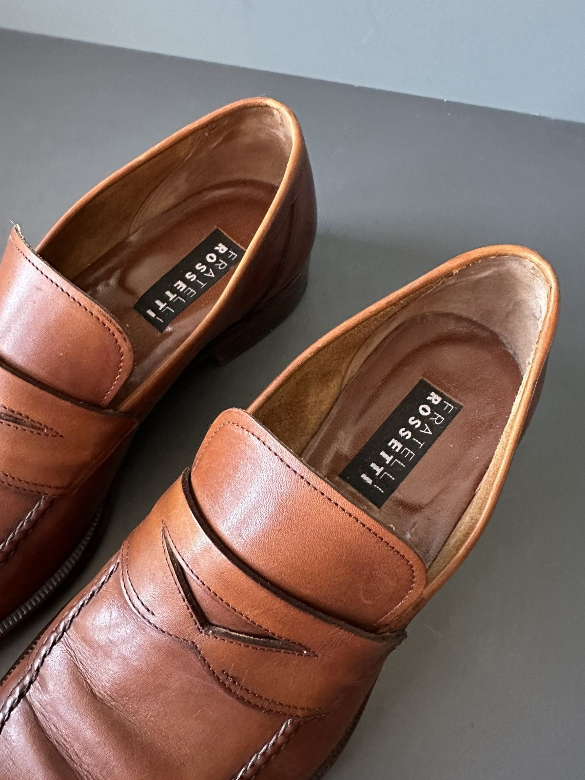 Fratelli Rossetti Fratelli Rossetti Casual Leather Italy Loafers Shoes Size US 8 / EU 41 - 4 Thumbnail