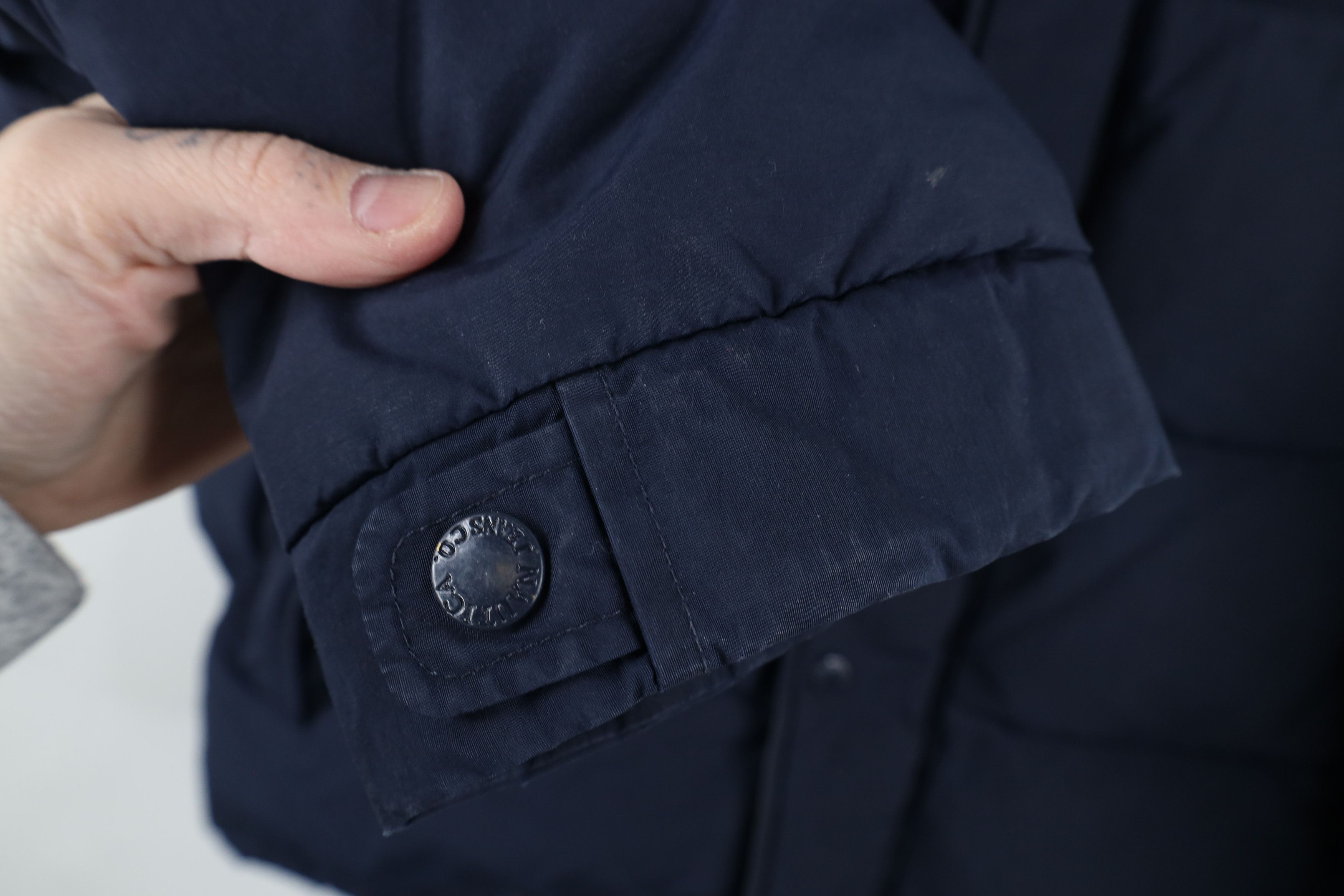Nautica × Vintage Vintage 90s Nautica Duck Down Fill Hooded Puffer Jacket Blue Size US S / EU 44-46 / 1 - 7 Thumbnail